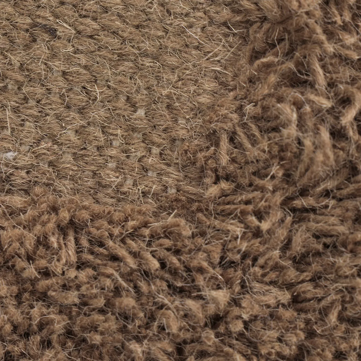Alfombra de Lana - Beja (marrón oscuro)