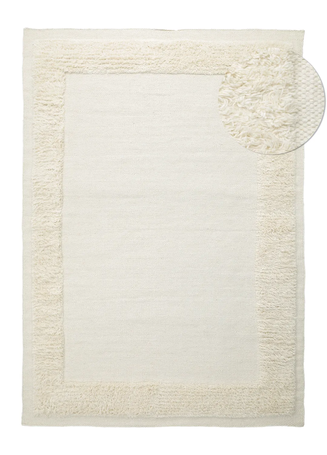 Alfombra de Lana - Beja (blanco)