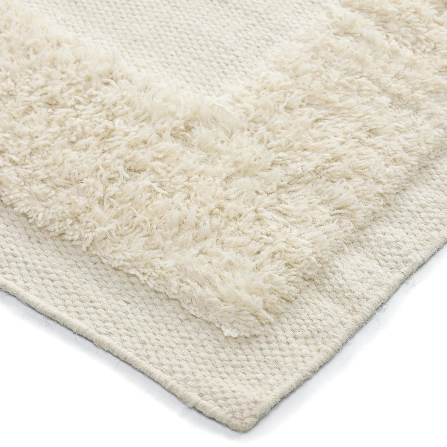 Alfombra de Lana - Beja (blanco)
