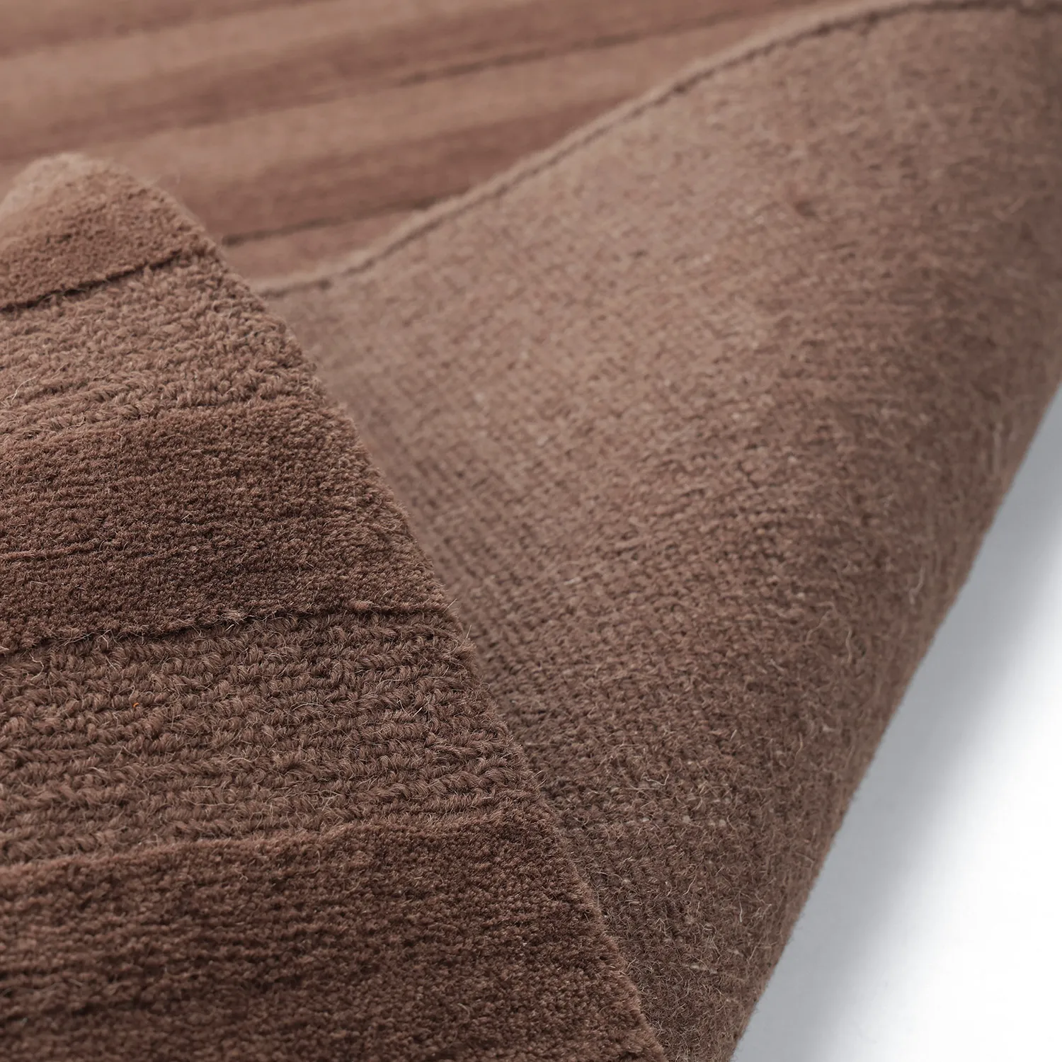 Alfombra de Lana - Brenta Handloom Wool Premium (marrón)