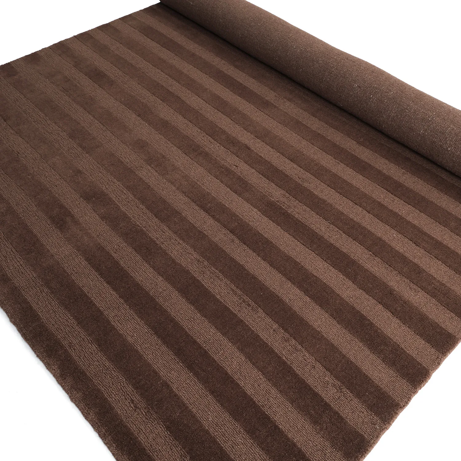 Alfombra de Lana - Brenta Handloom Wool Premium (marrón)