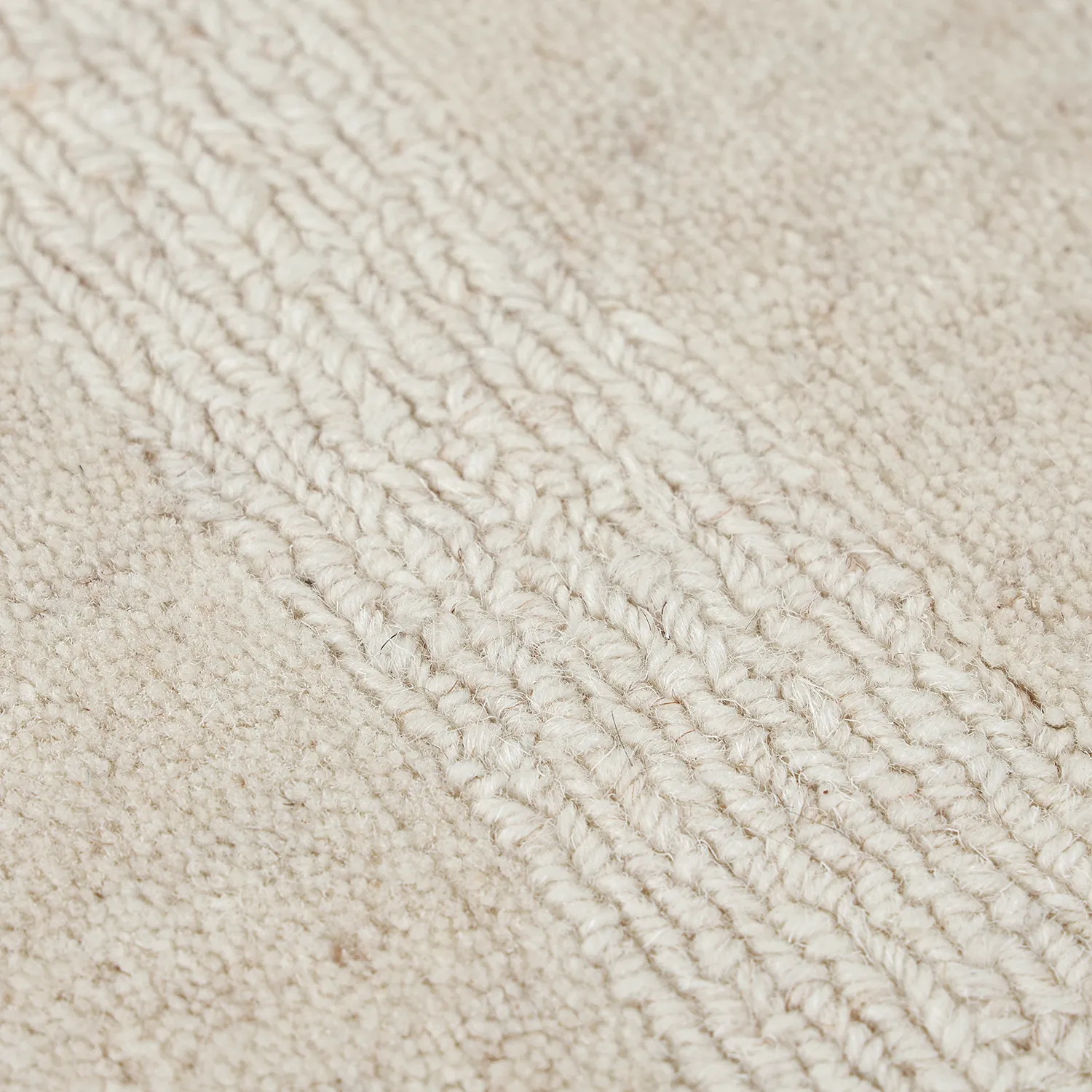Alfombra de Lana - Brenta Handloom Wool Premium (crema)
