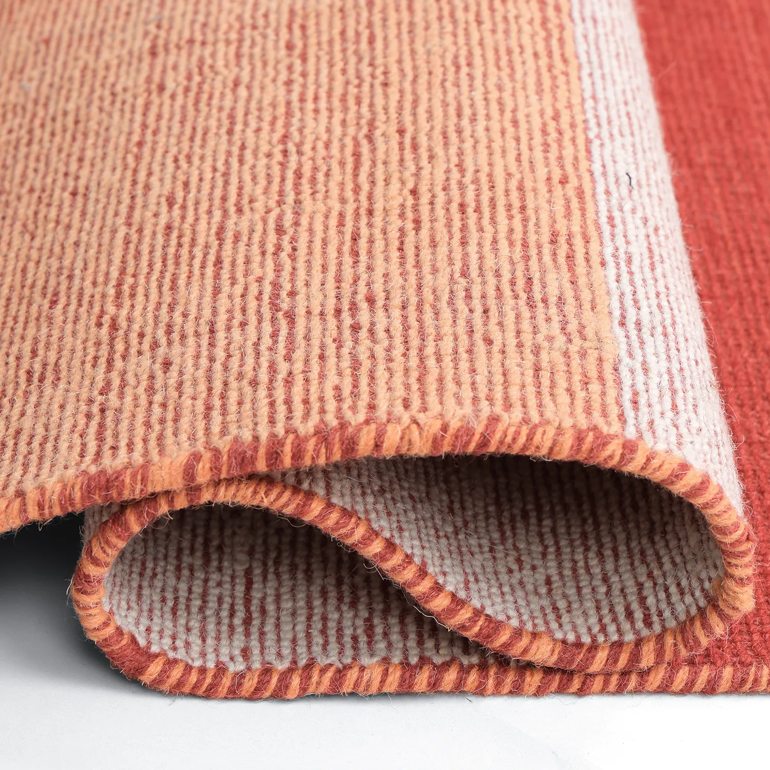 Alfombra de Lana - Chaves (rojo/naranja)