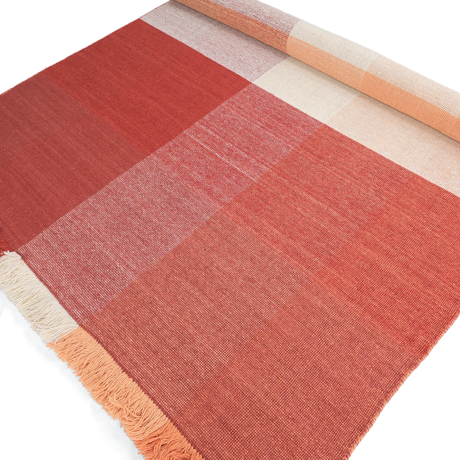 Alfombra de Lana - Chaves (rojo/naranja)