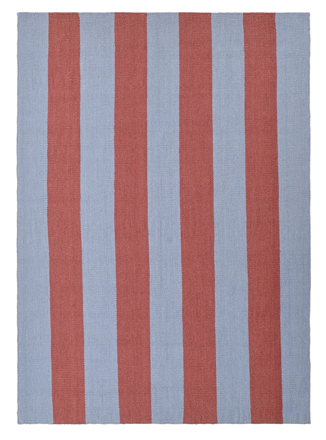 Alfombra de Lana - Garine (azul/rojo)