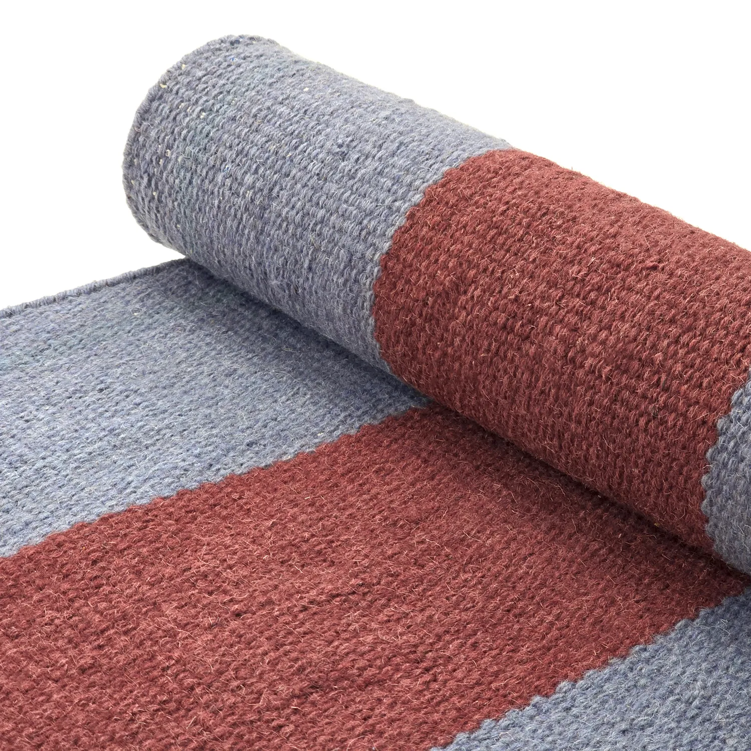Alfombra de Lana - Garine (azul/rojo)