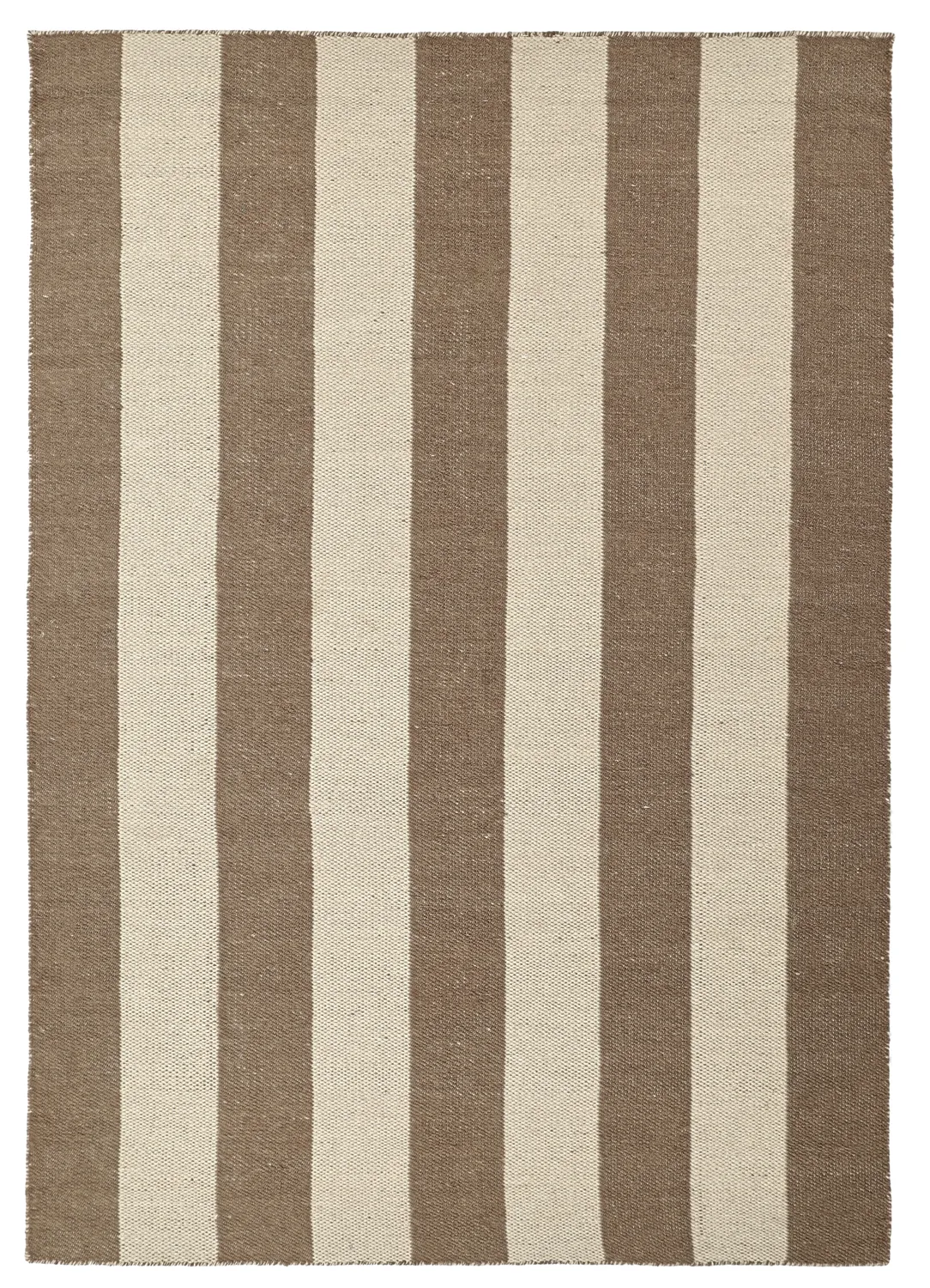Alfombra de Lana - Garine (marrón/beige)