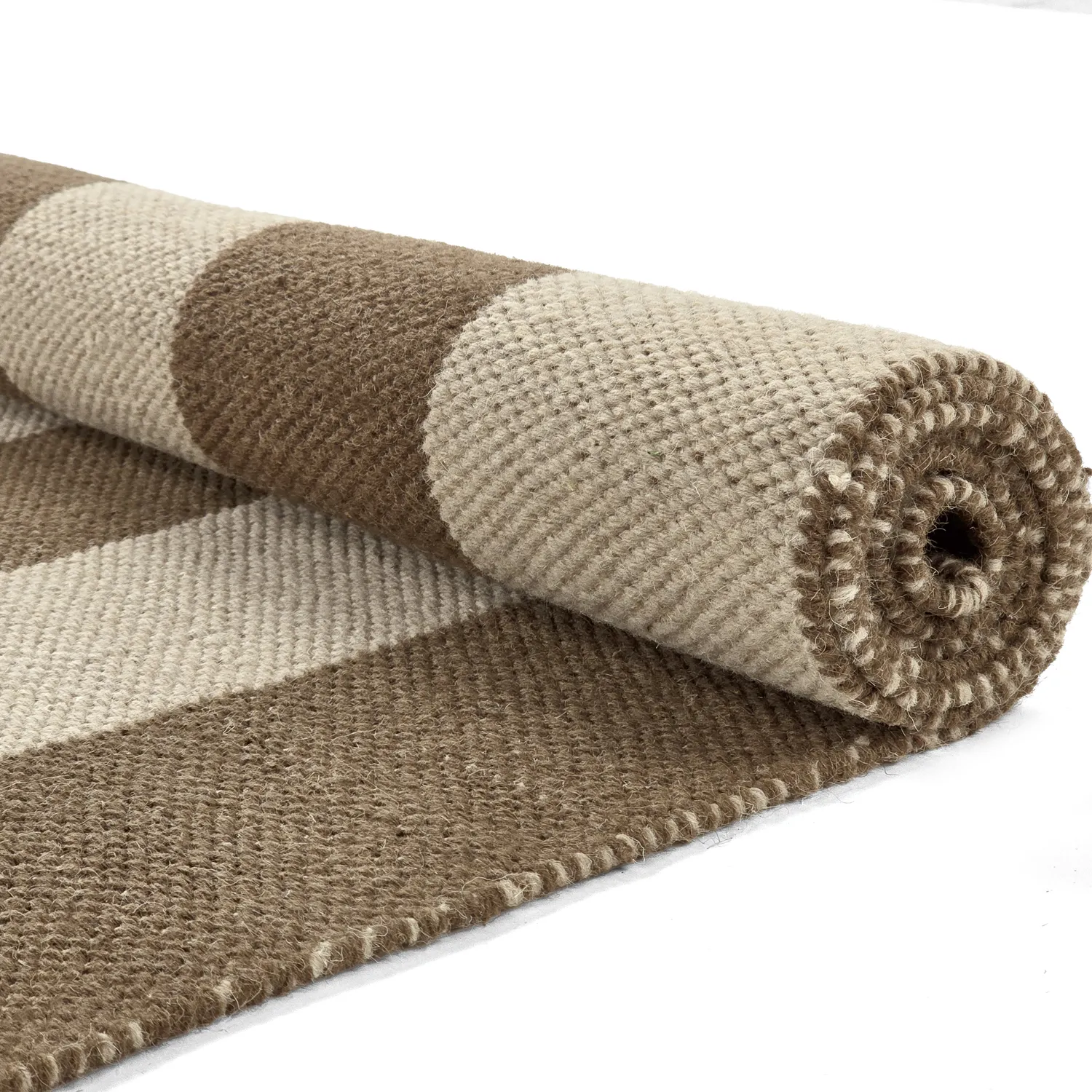 Alfombra de Lana - Garine (marrón/beige)