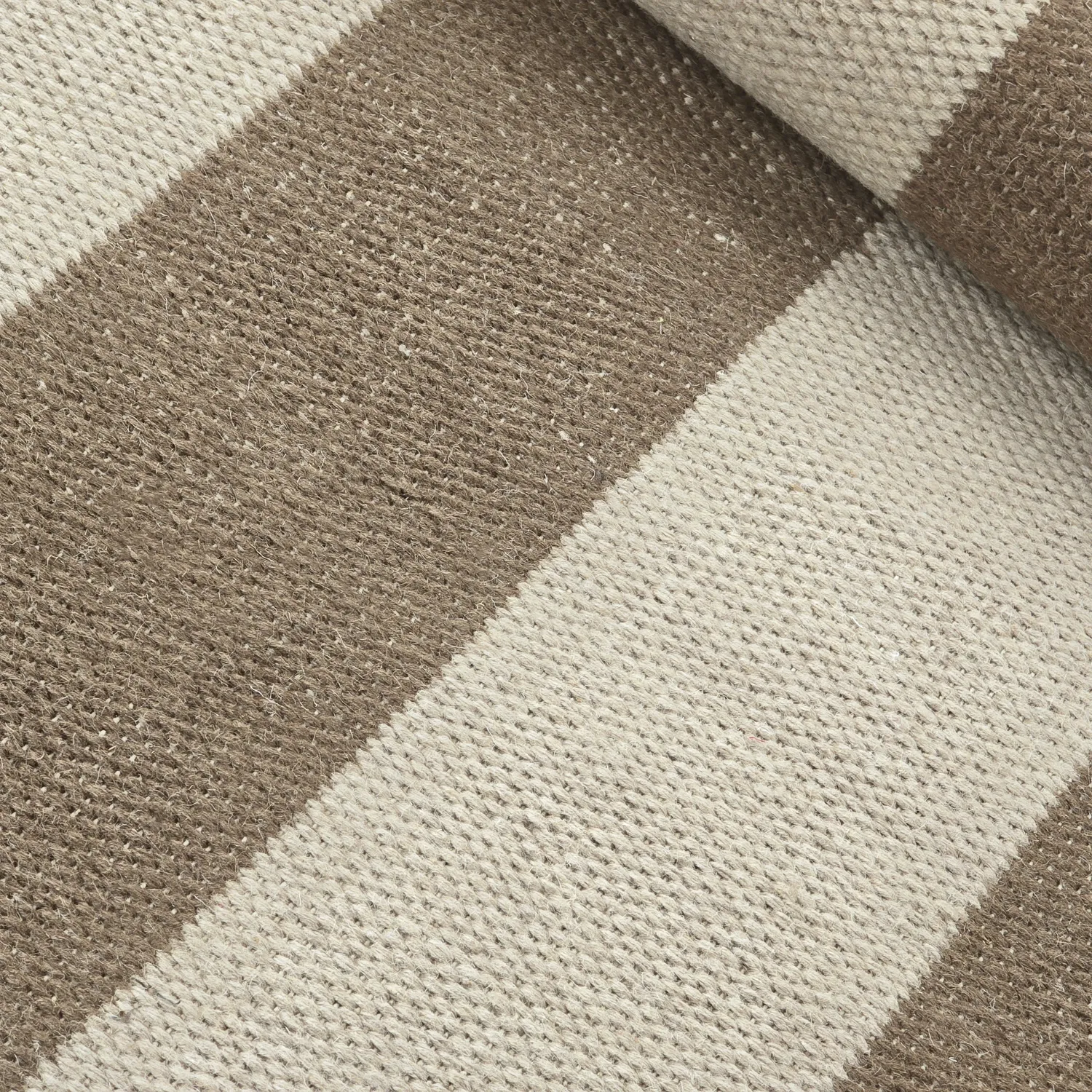 Alfombra de Lana - Garine (marrón/beige)