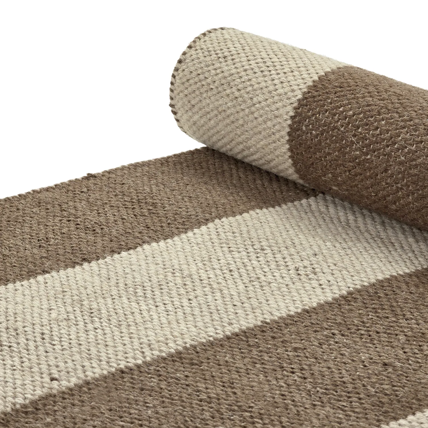 Alfombra de Lana - Garine (marrón/beige)