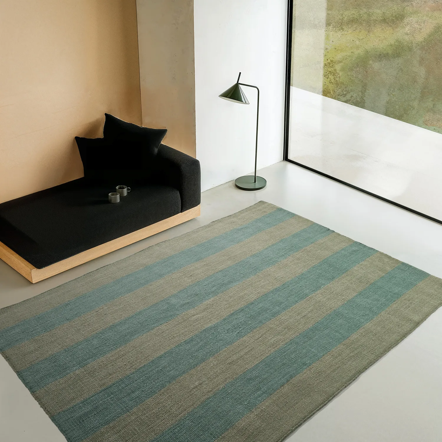 Alfombra de Lana - Garine (verde)