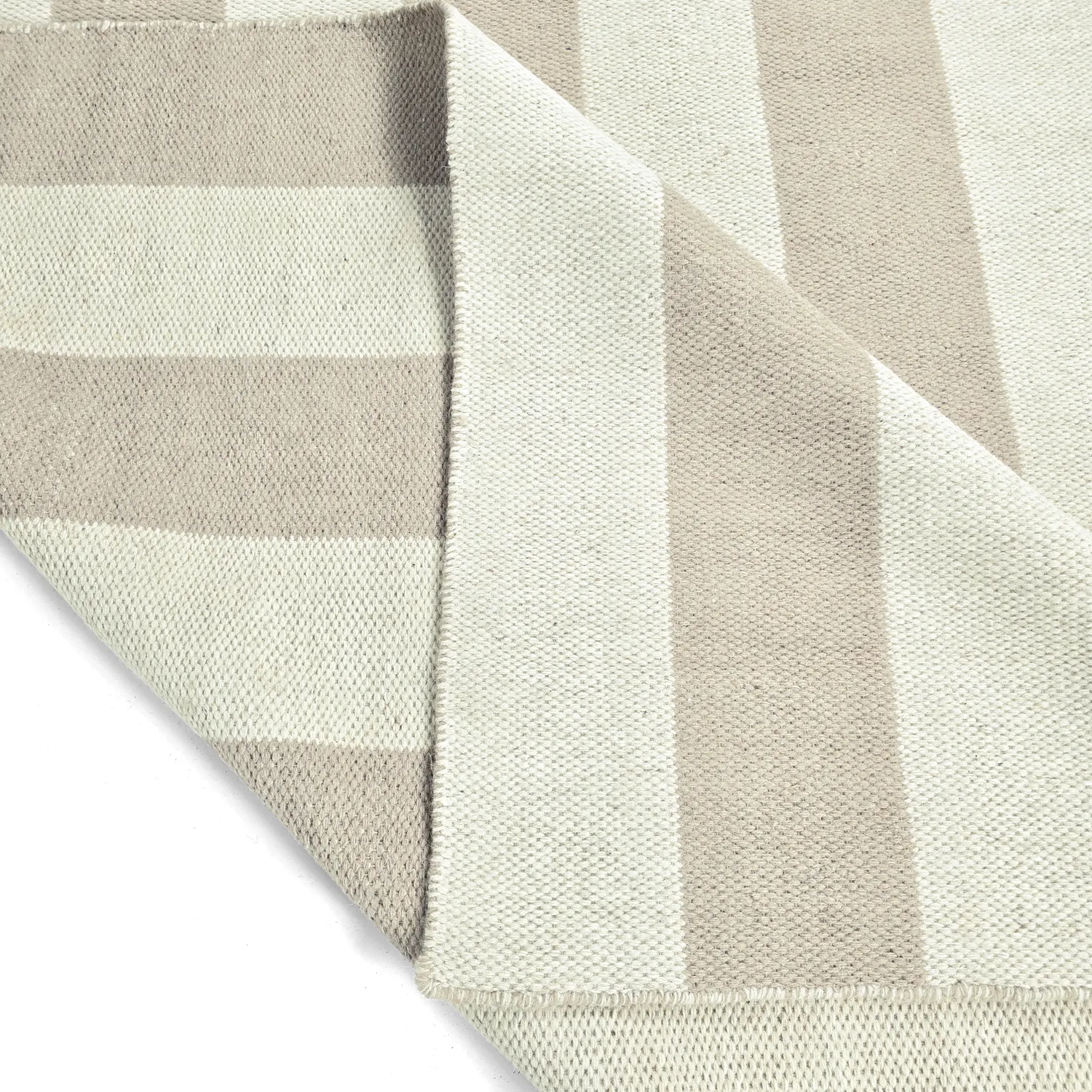 Alfombra de Lana - Garine (blanco roto/beige)
