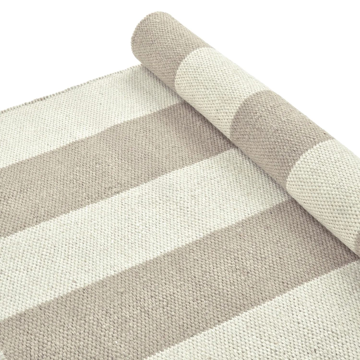 Alfombra de Lana - Garine (blanco roto/beige)