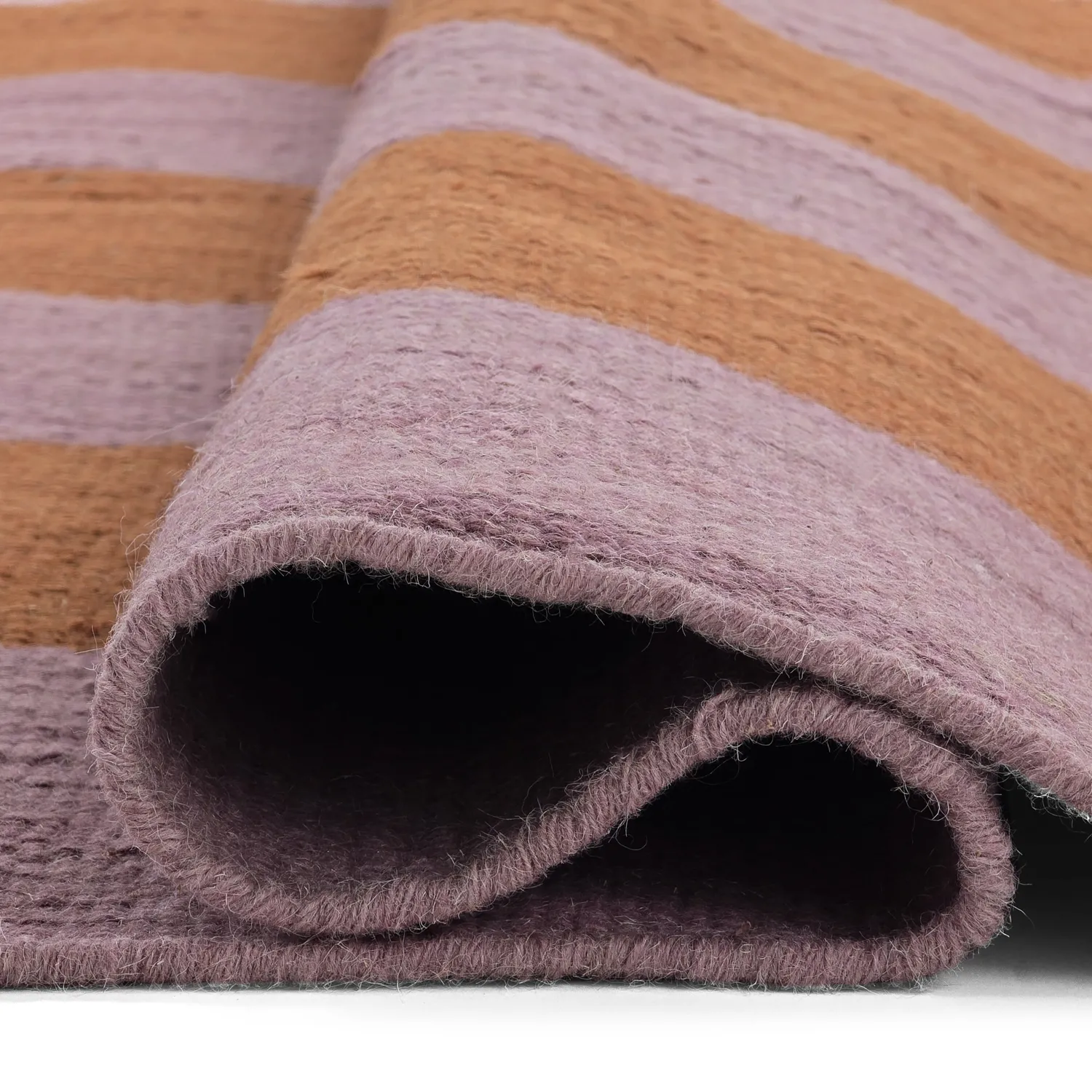 Alfombra de Lana - Garine (naranja/rosa)
