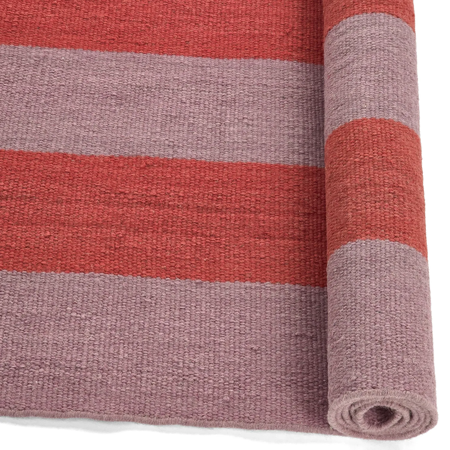 Alfombra de Lana - Garine (rosa/rojo)