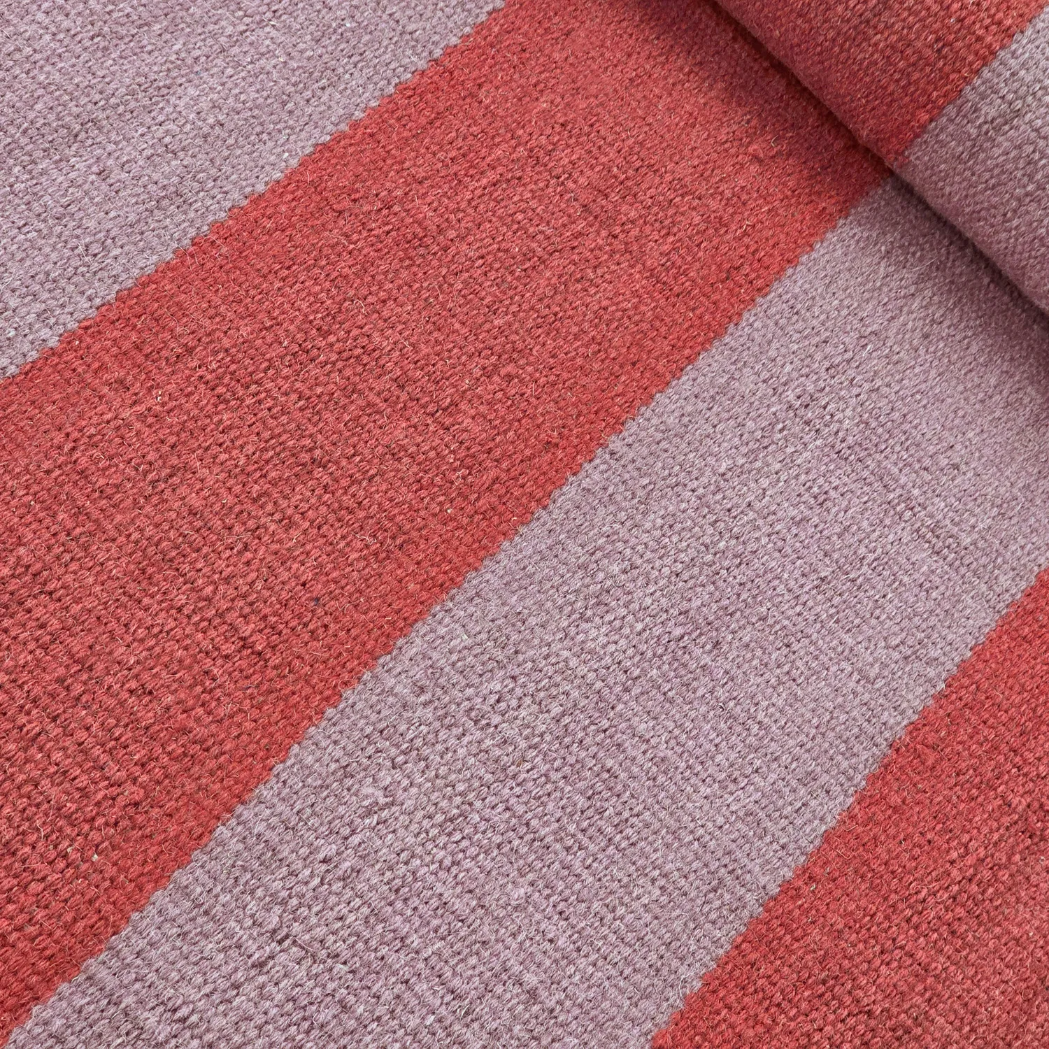 Alfombra de Lana - Garine (rosa/rojo)