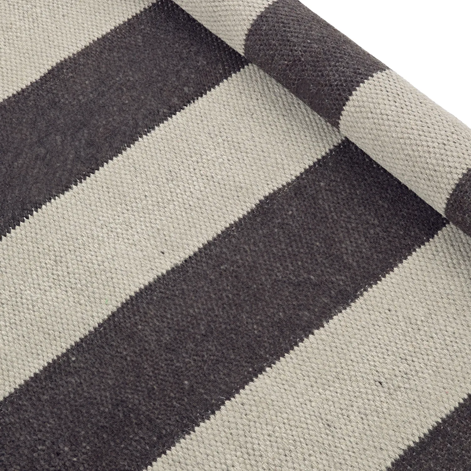 Alfombra de Lana - Garine (negro/beige)