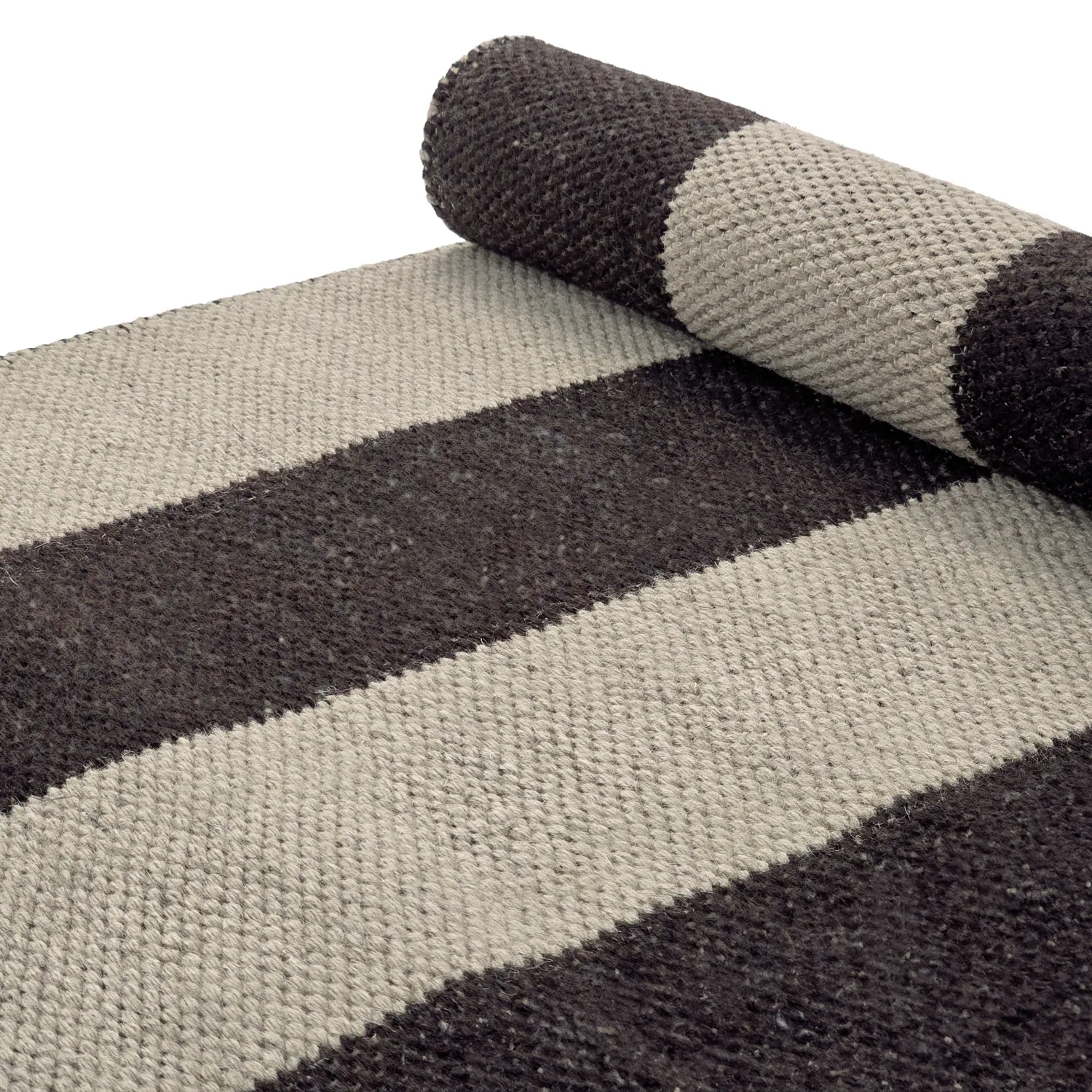 Alfombra de Lana - Garine (negro/beige)