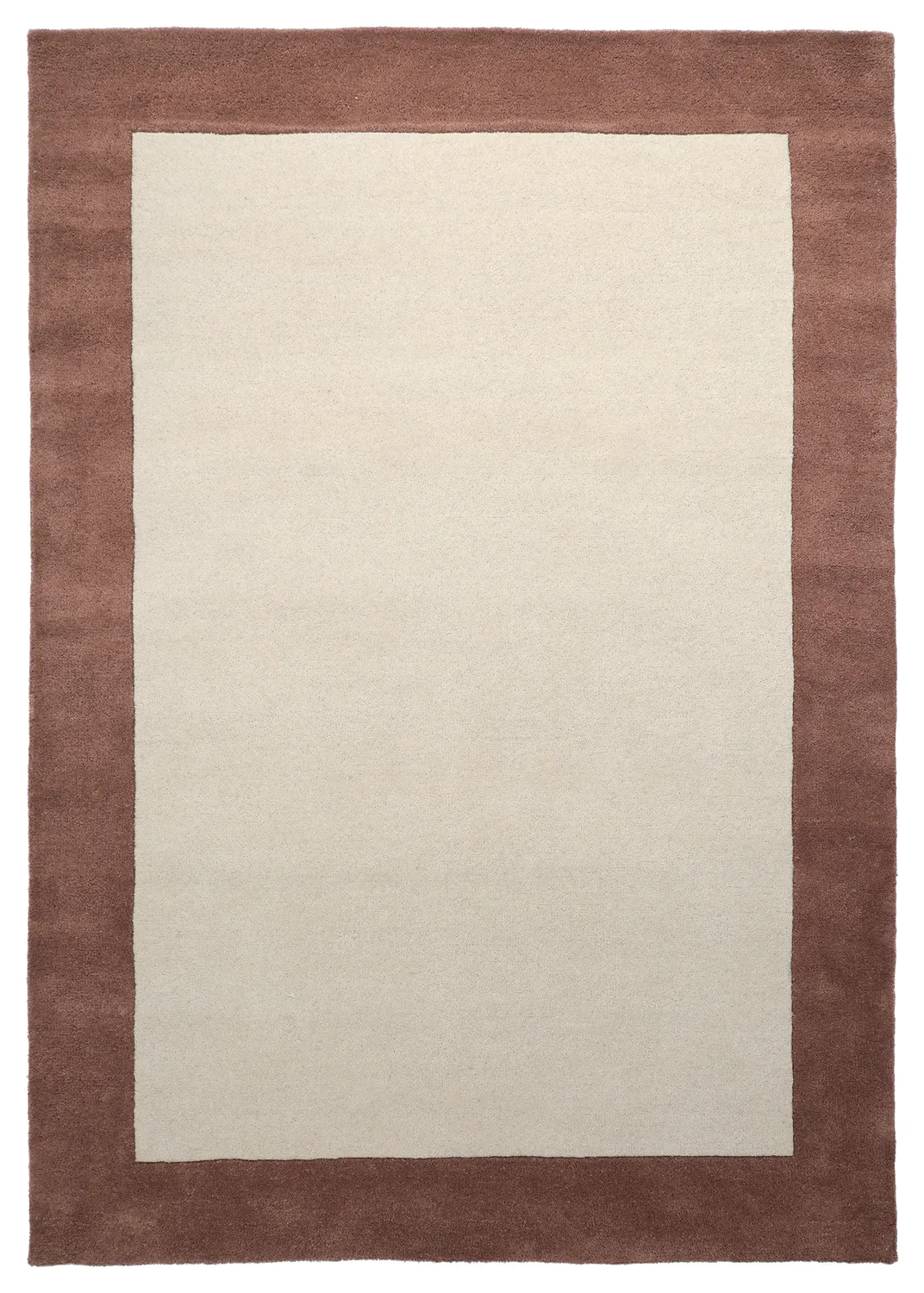Alfombra de Lana - Gaya Hand Tufted Wool Premium (crema/marrón)