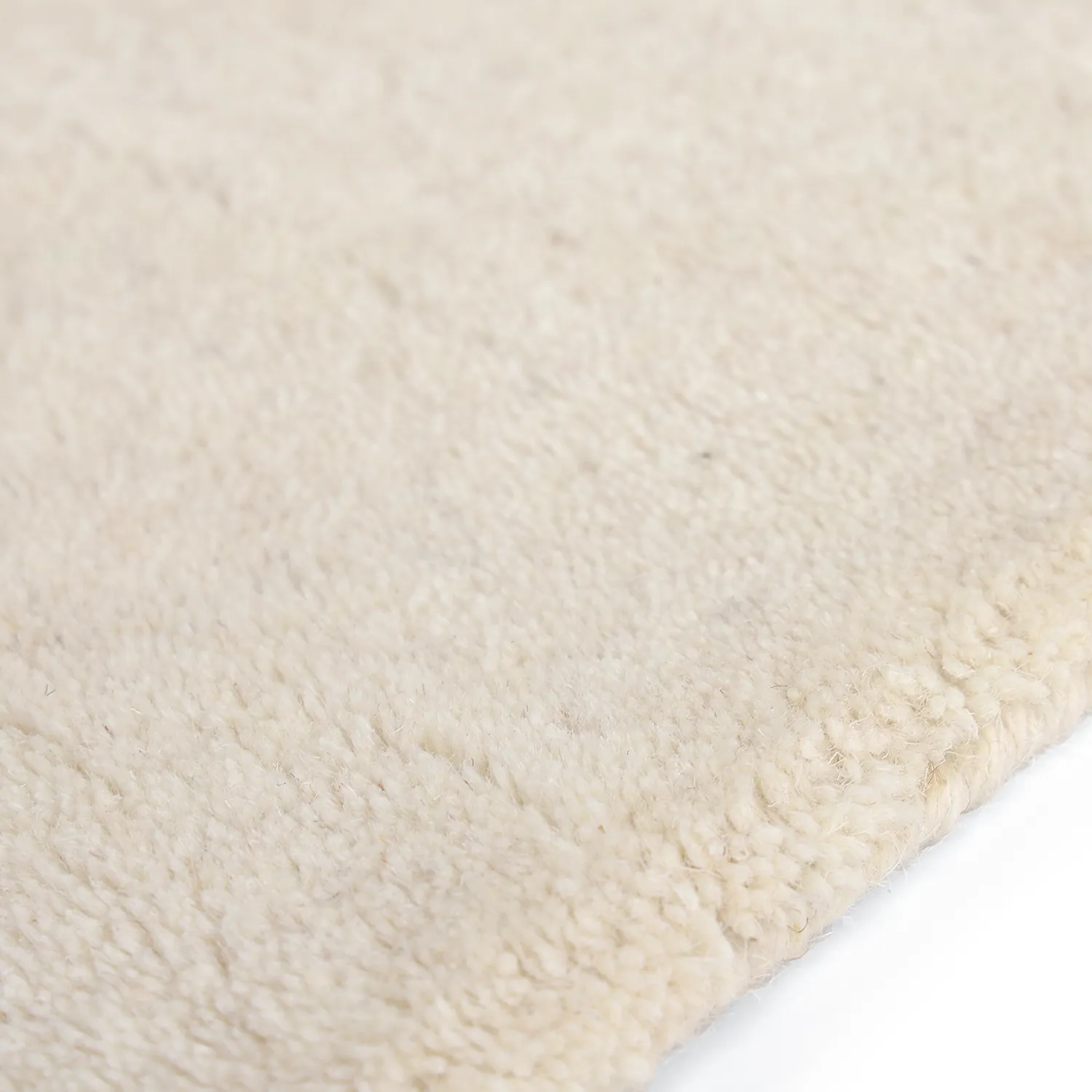 Alfombra de Lana - Gaya Hand Tufted Wool Premium (crema/blanco)