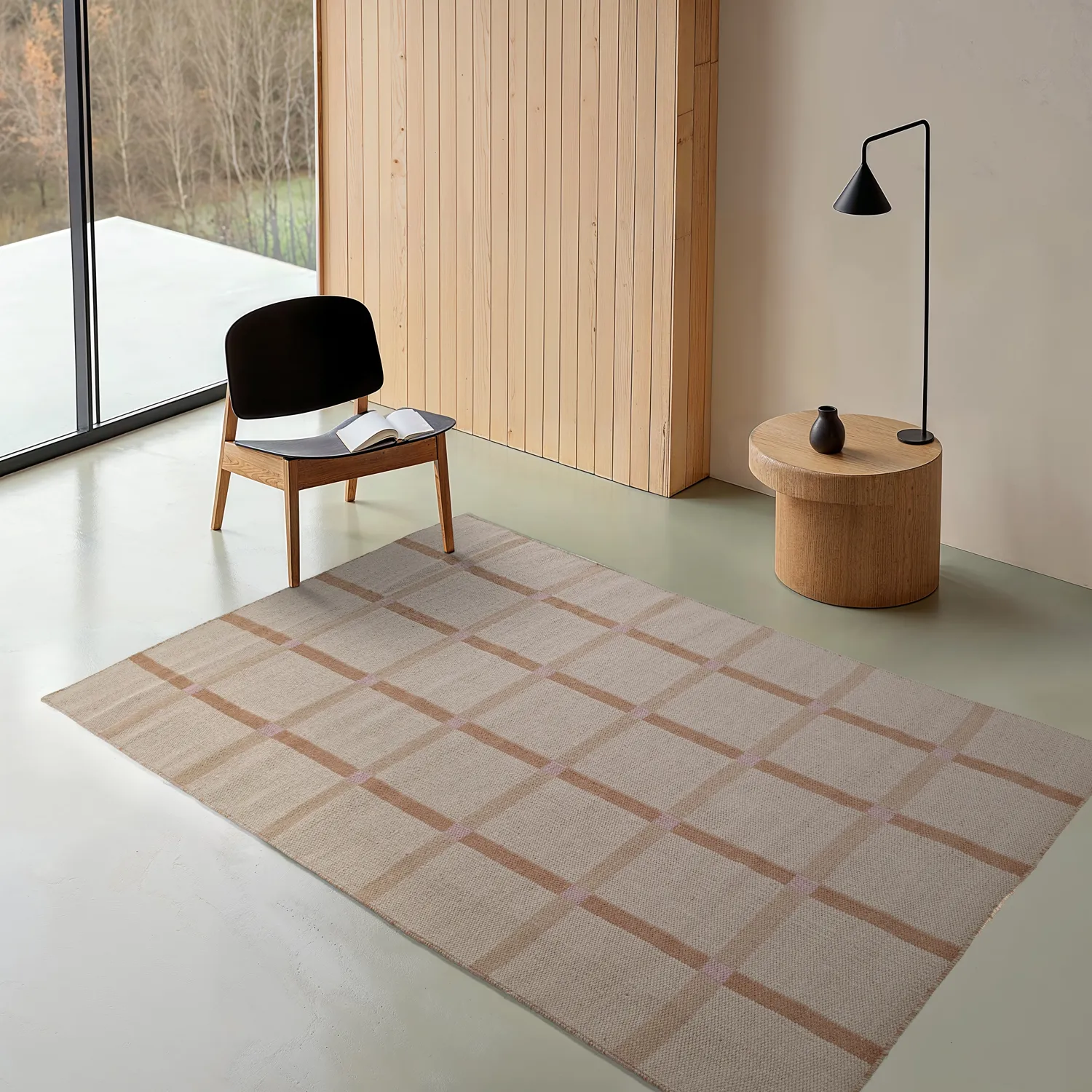 Alfombra de Lana - Gingham (no. 2)