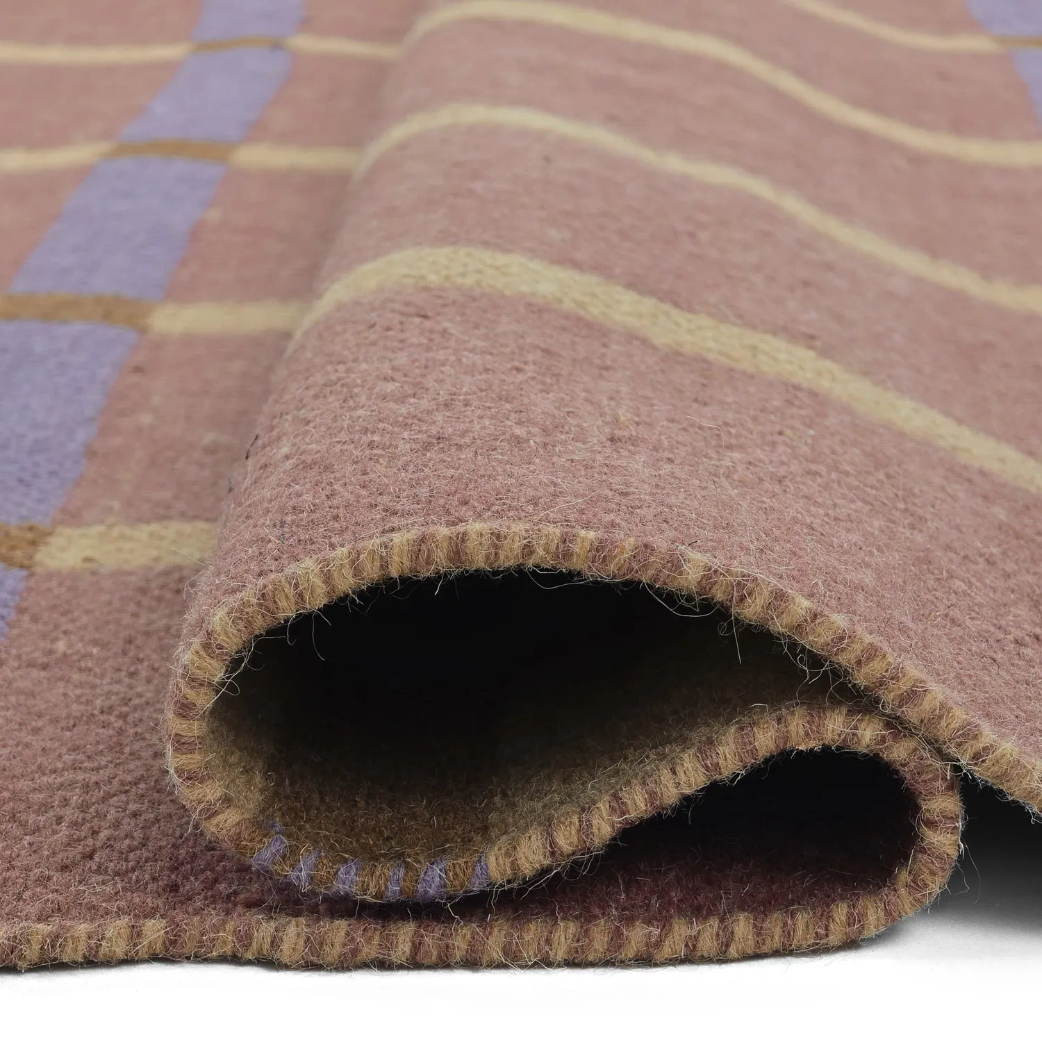 Alfombra de Lana - Gingham (no. 3)