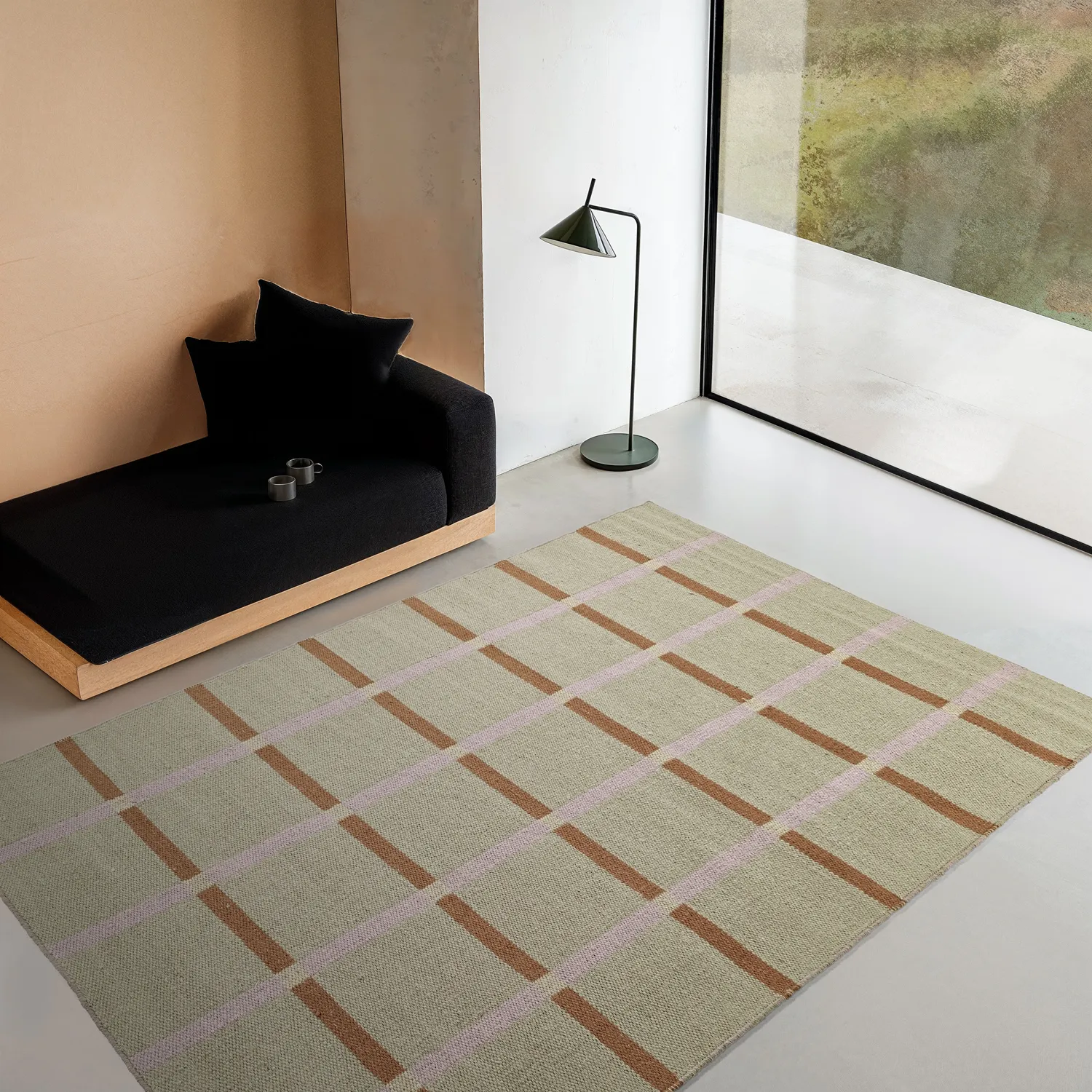 Alfombra de Lana - Gingham (no. 4)