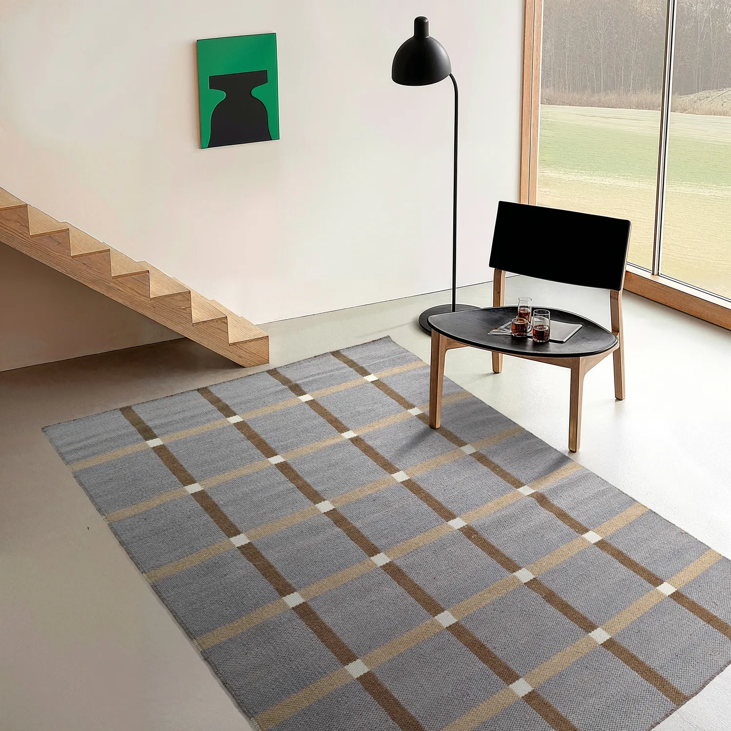 Alfombra de Lana - Gingham (no. 7)