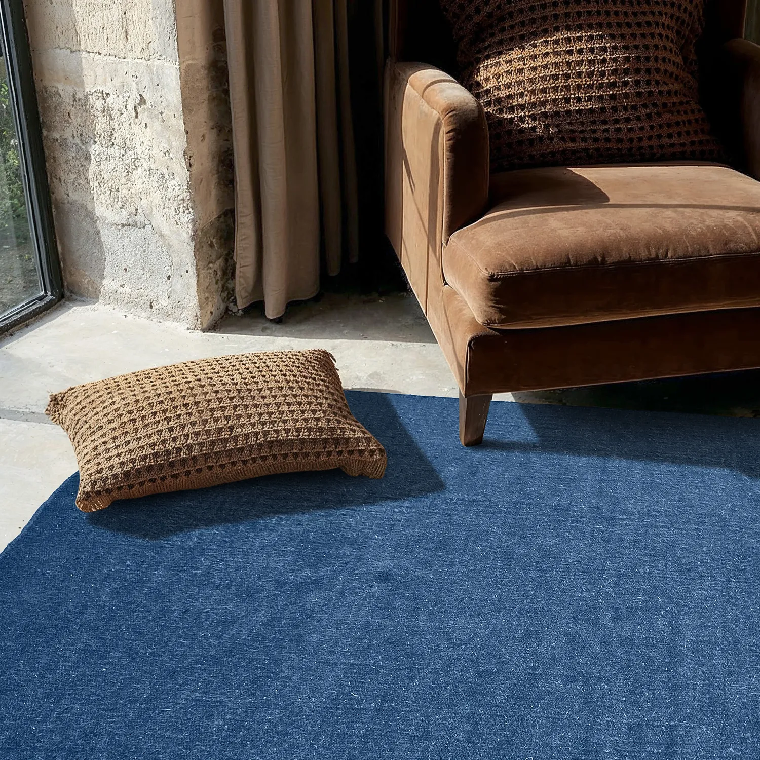 Alfombra de Lana - Hamilton (azul marino)