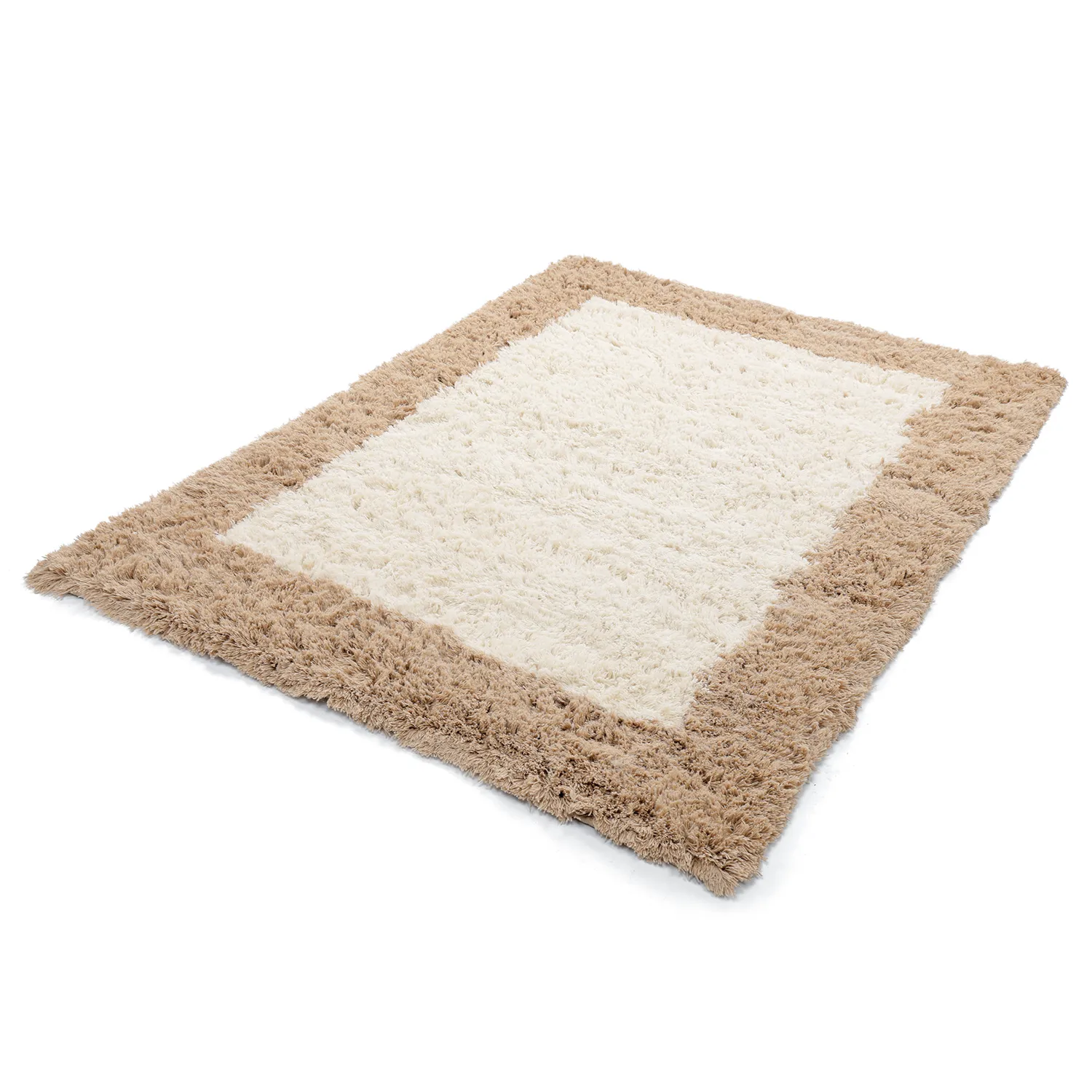 Alfombra de Lana - Khenifra Handknot Wool Premium (crema/beige)