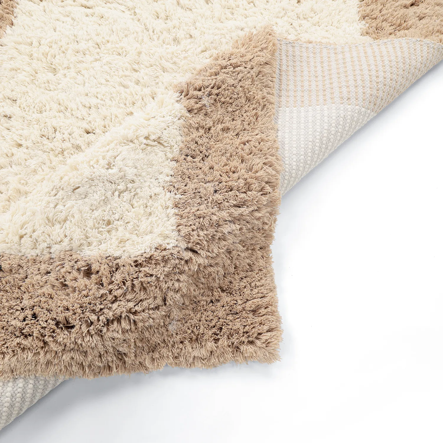 Alfombra de Lana - Khenifra Handknot Wool Premium (crema/beige)