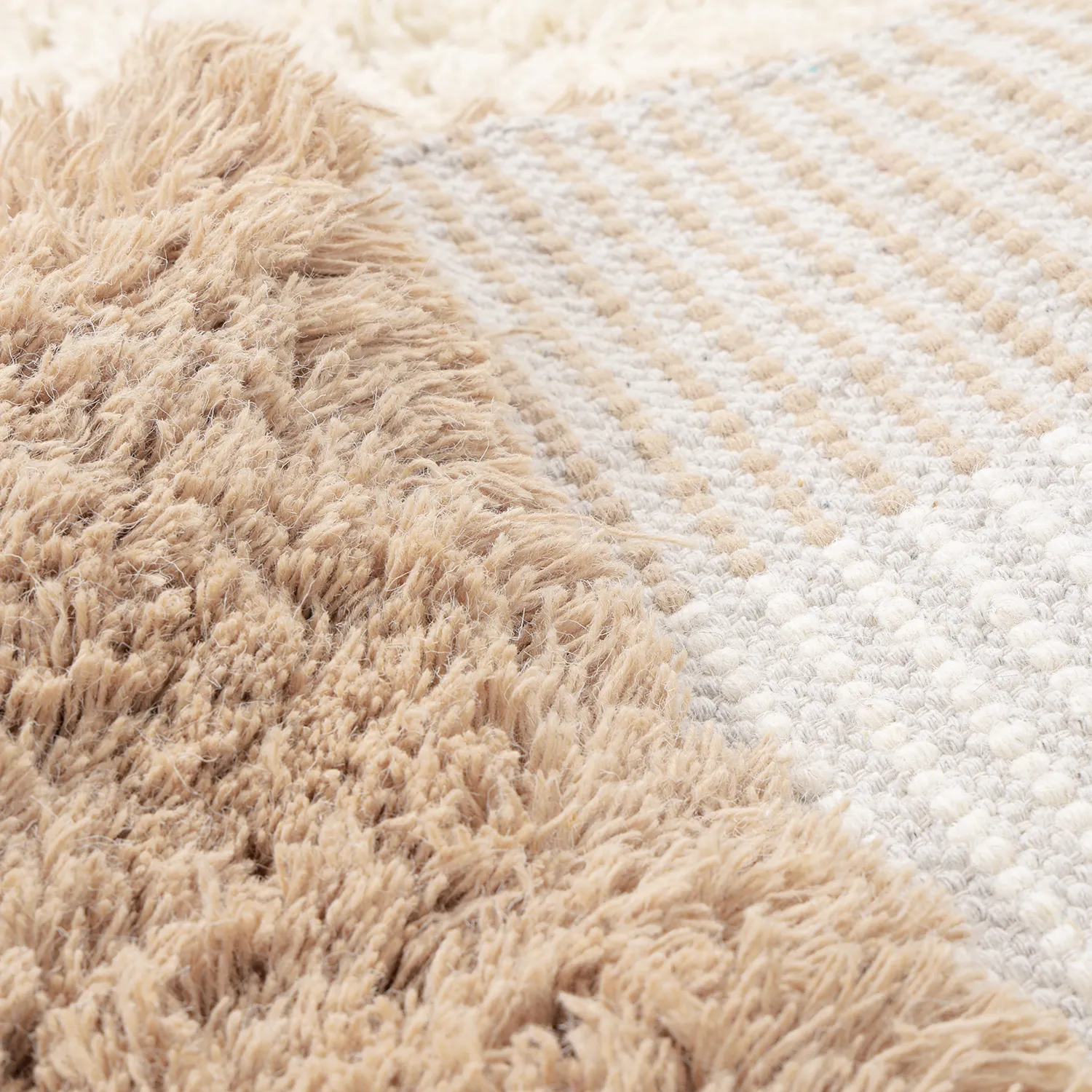 Alfombra de Lana - Khenifra Handknot Wool Premium (crema/beige)