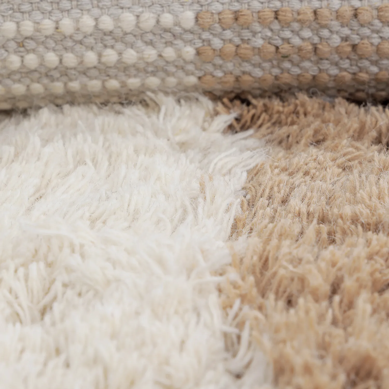 Alfombra de Lana - Khenifra Handknot Wool Premium (crema/beige)