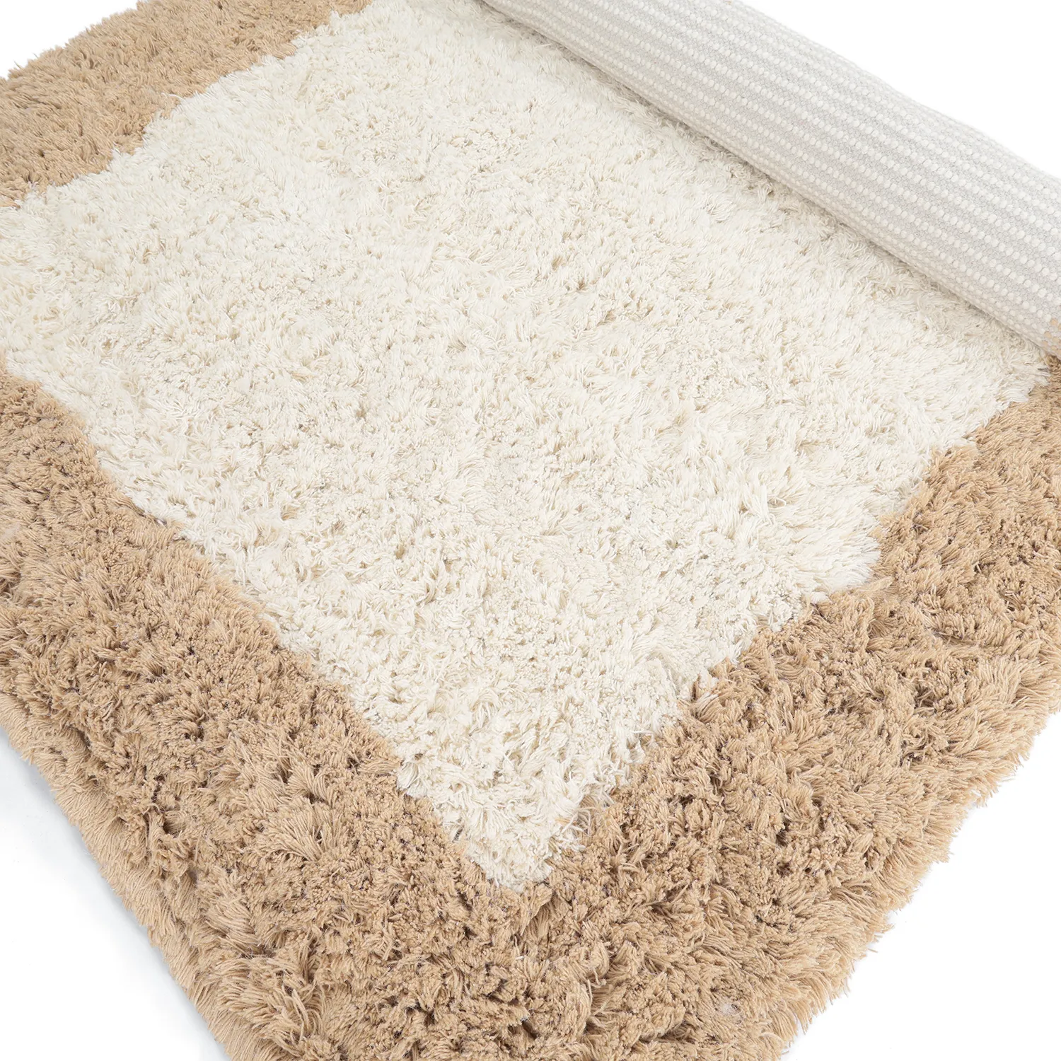 Alfombra de Lana - Khenifra Handknot Wool Premium (crema/beige)