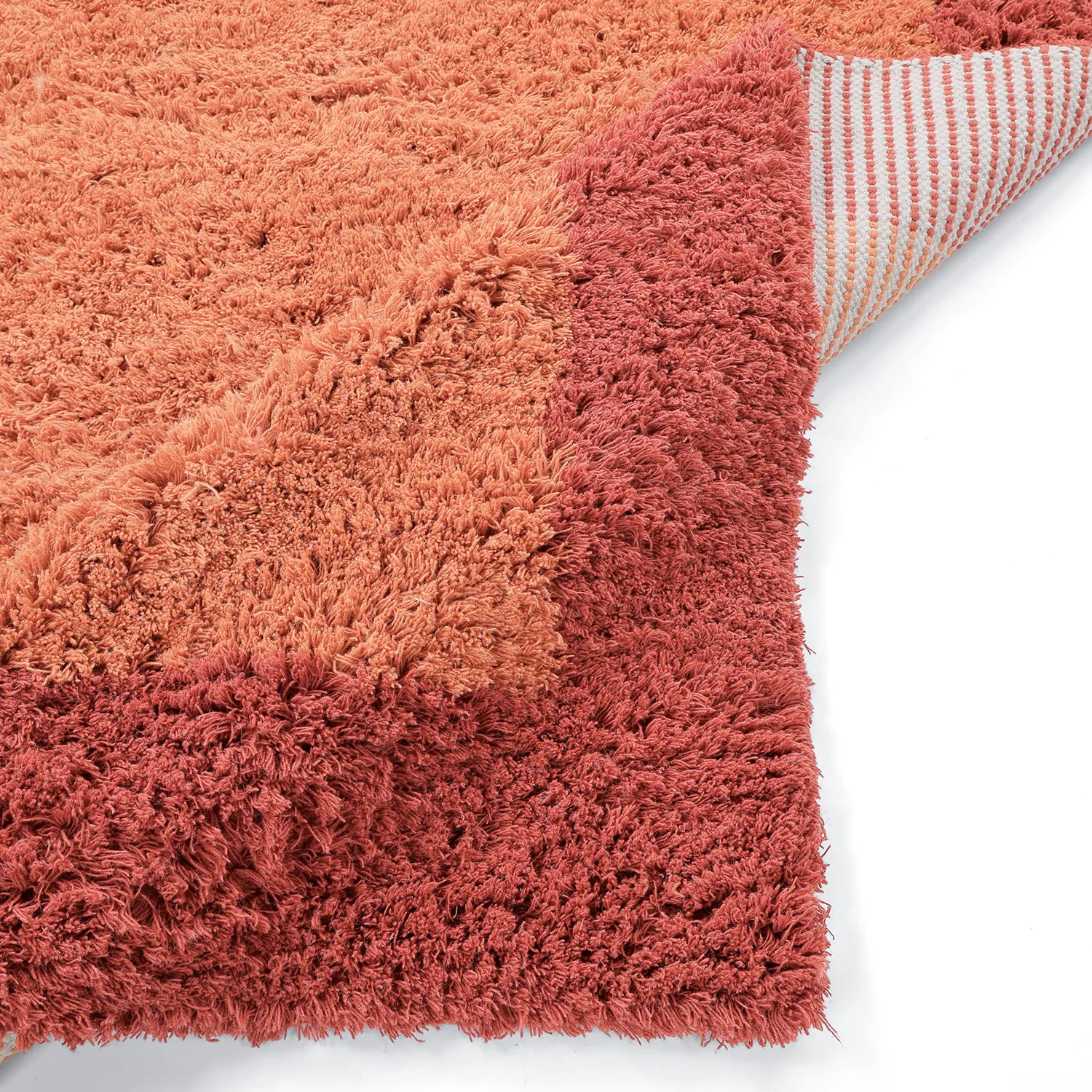 Alfombra de Lana - Khenifra Handknot Wool Premium (naranja/rojo)