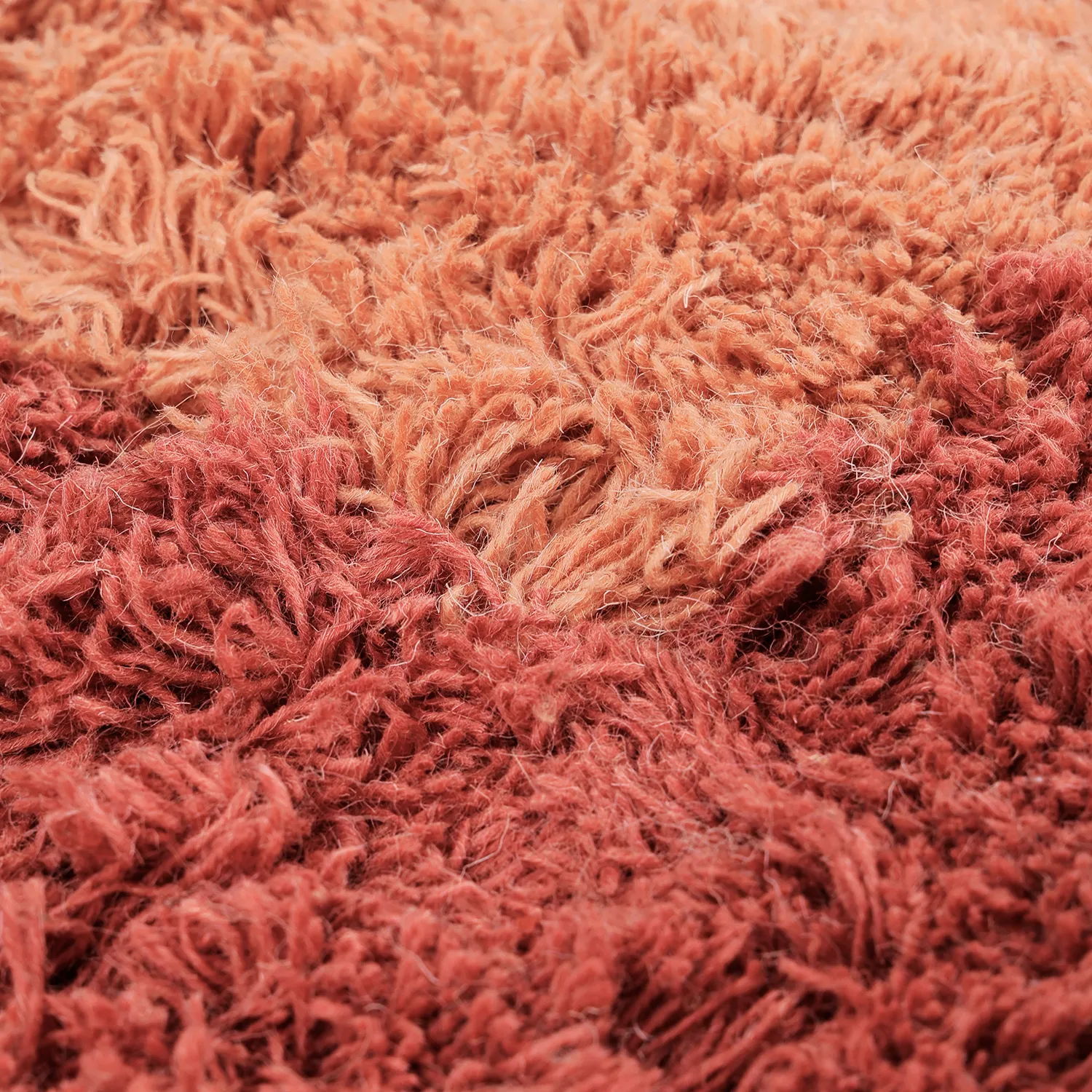 Alfombra de Lana - Khenifra Handknot Wool Premium (naranja/rojo)
