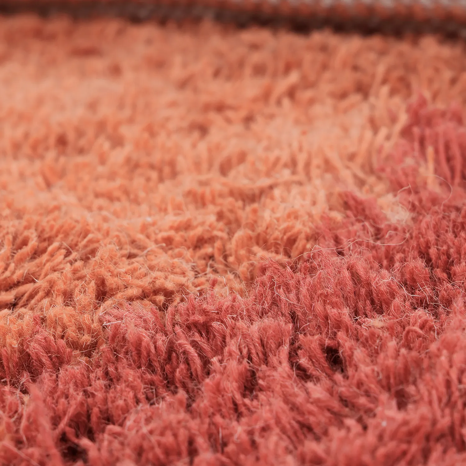 Alfombra de Lana - Khenifra Handknot Wool Premium (naranja/rojo)