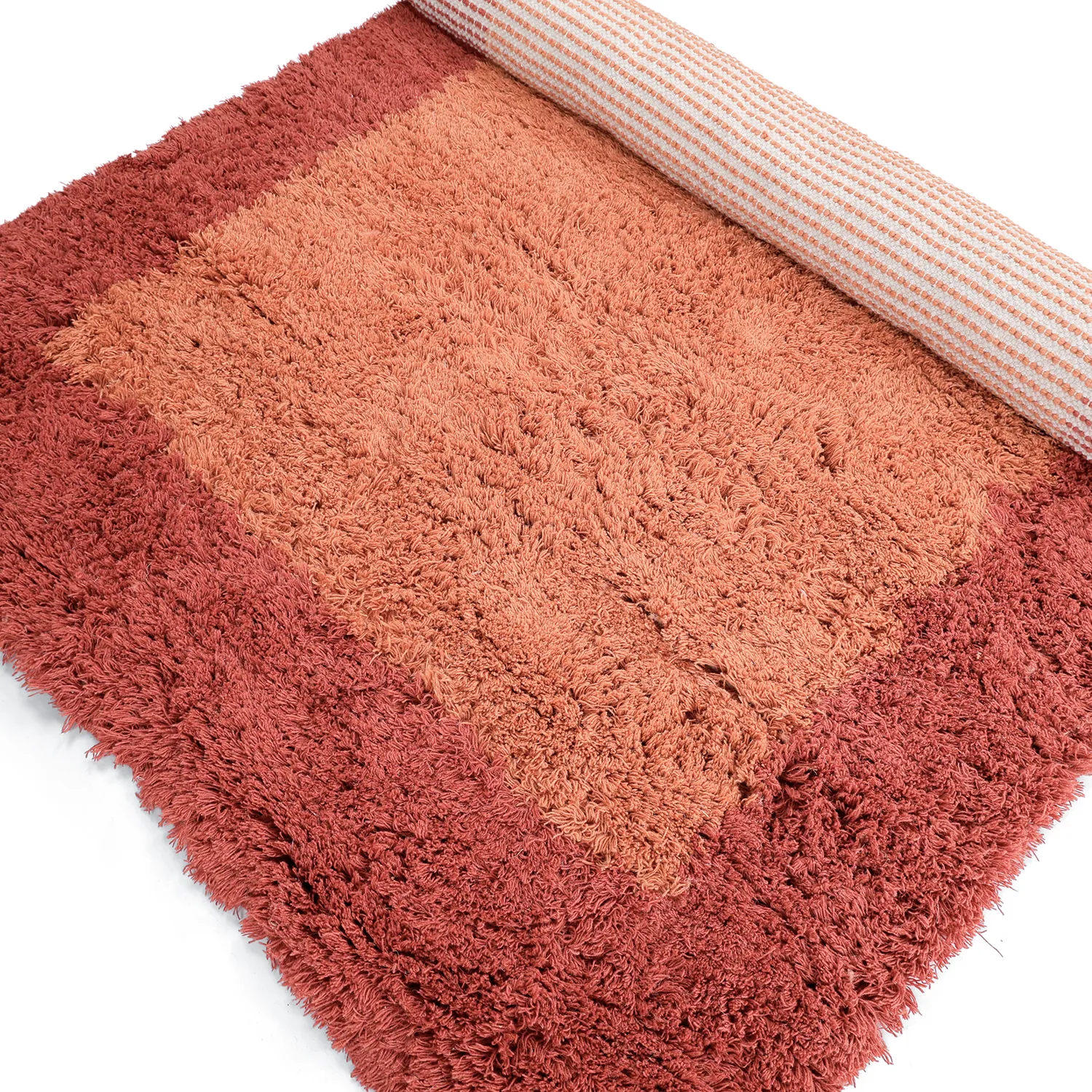 Alfombra de Lana - Khenifra Handknot Wool Premium (naranja/rojo)