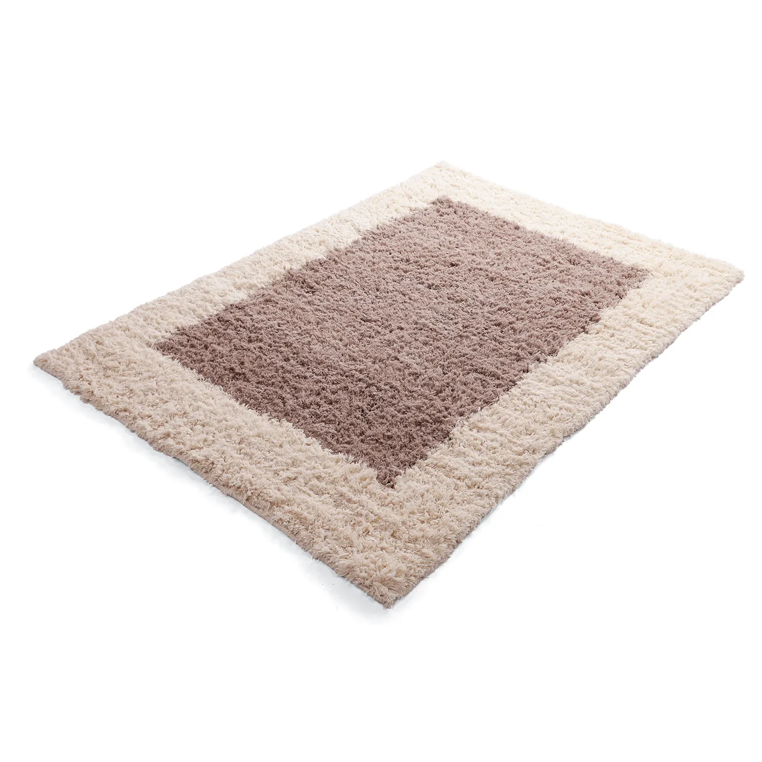 Alfombra de Lana - Khenifra Handknot Wool Premium (gris topo/crema)