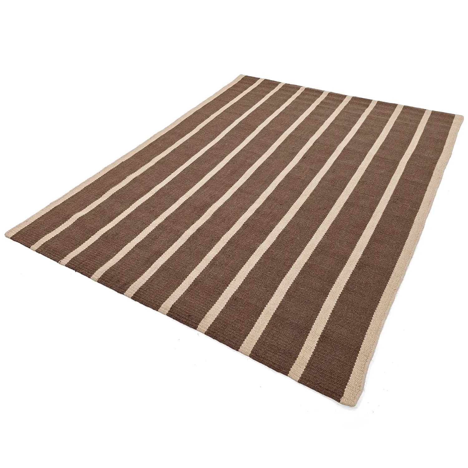 Alfombra de Lana - Luton (natural/taupe oscuro)