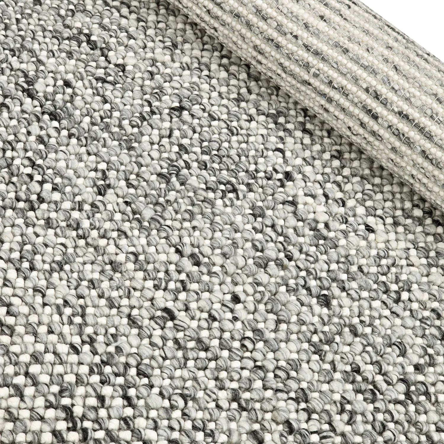 Alfombra de Lana - Mesra (gris/blanco)
