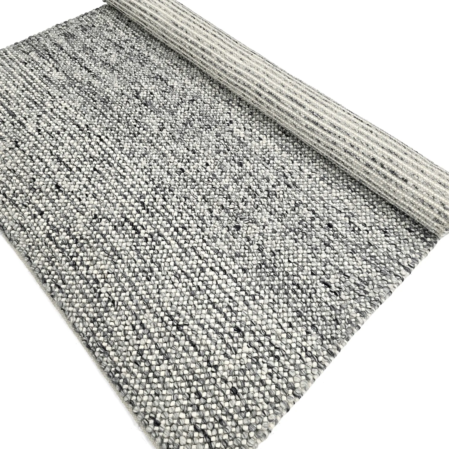 Alfombra de Lana - Mesra (gris/blanco)