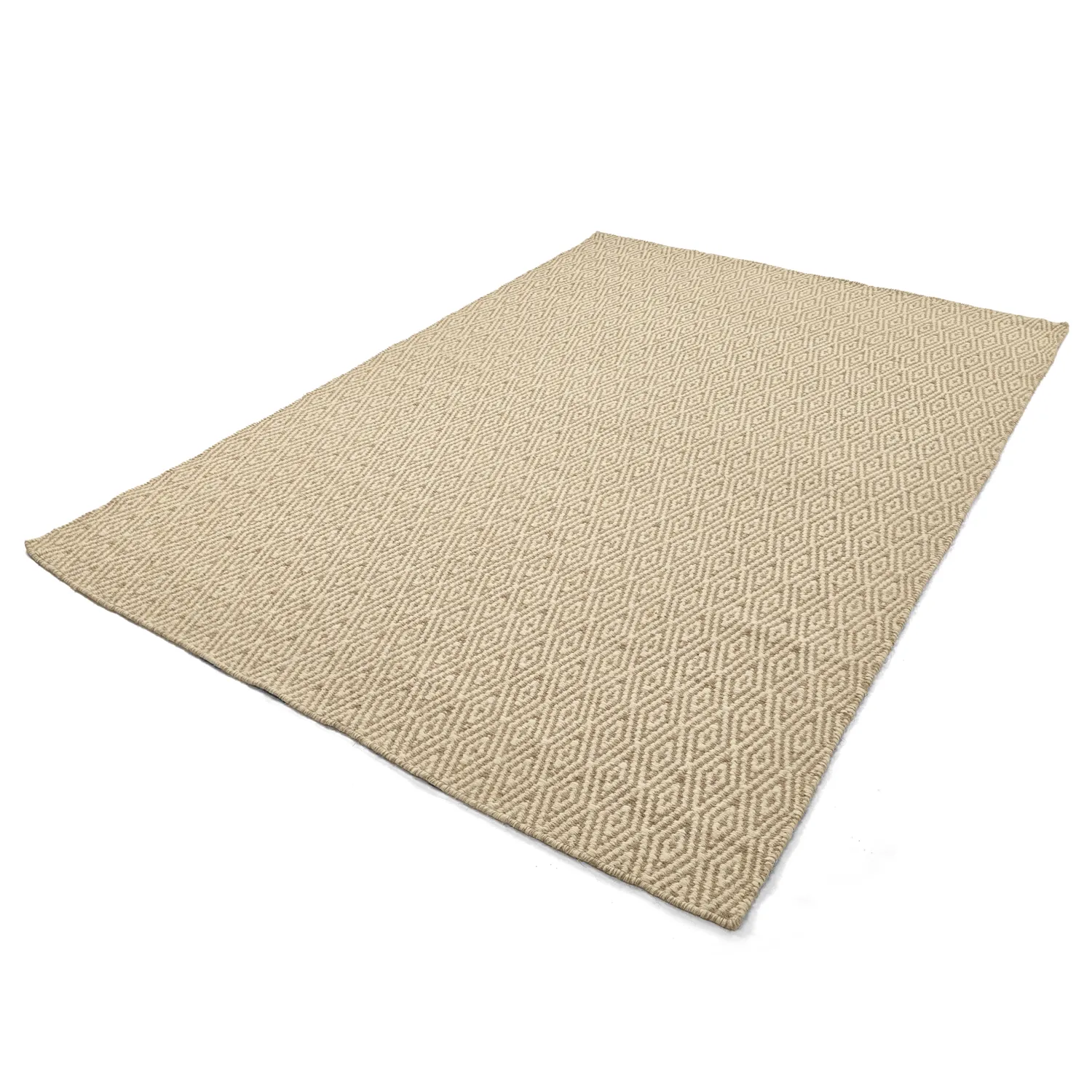Alfombra de Lana - Monastir (beige/blanco)