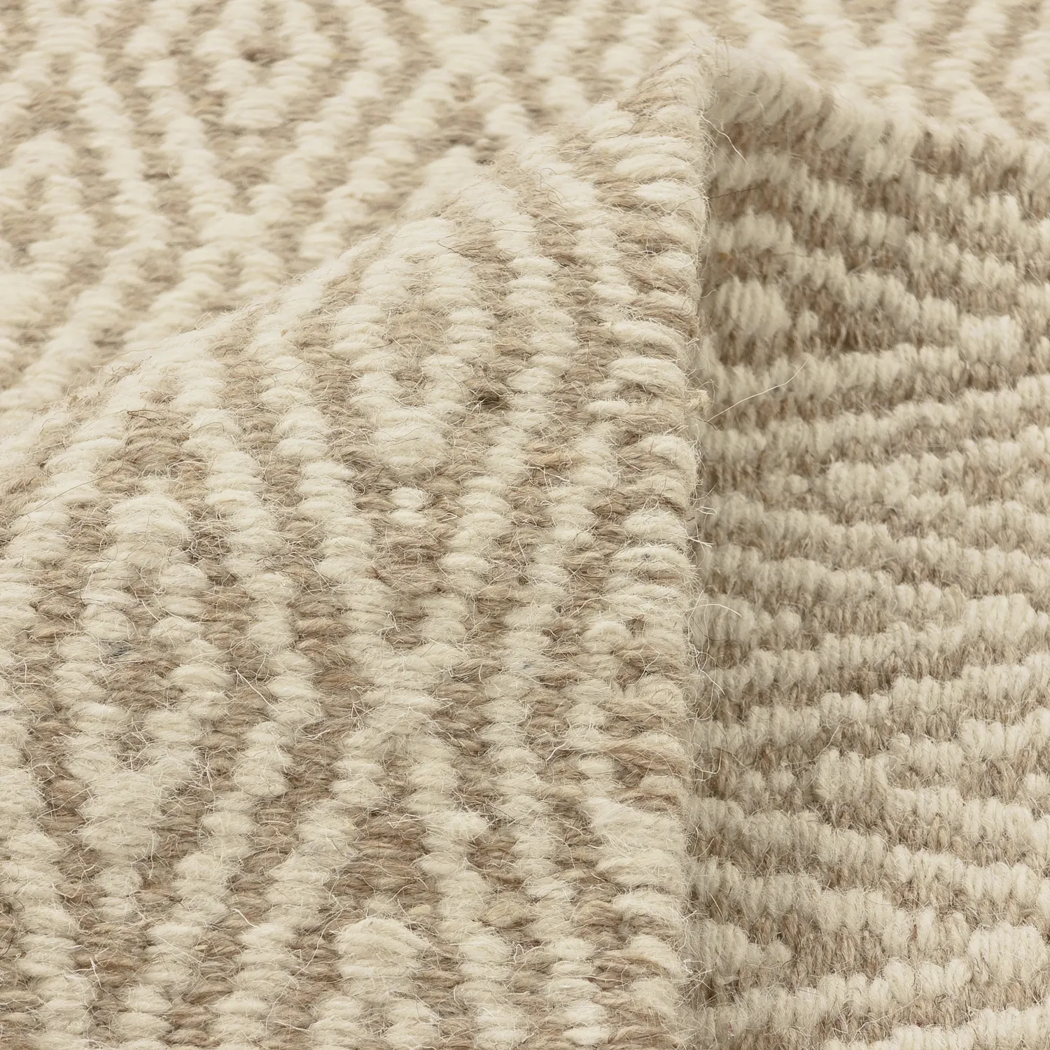 Alfombra de Lana - Monastir (beige/blanco)