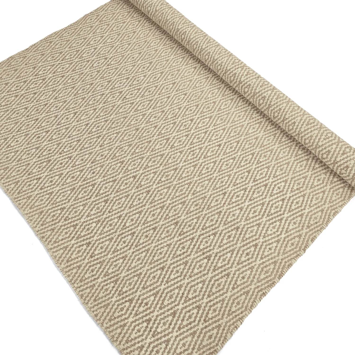 Alfombra de Lana - Monastir (beige/blanco)