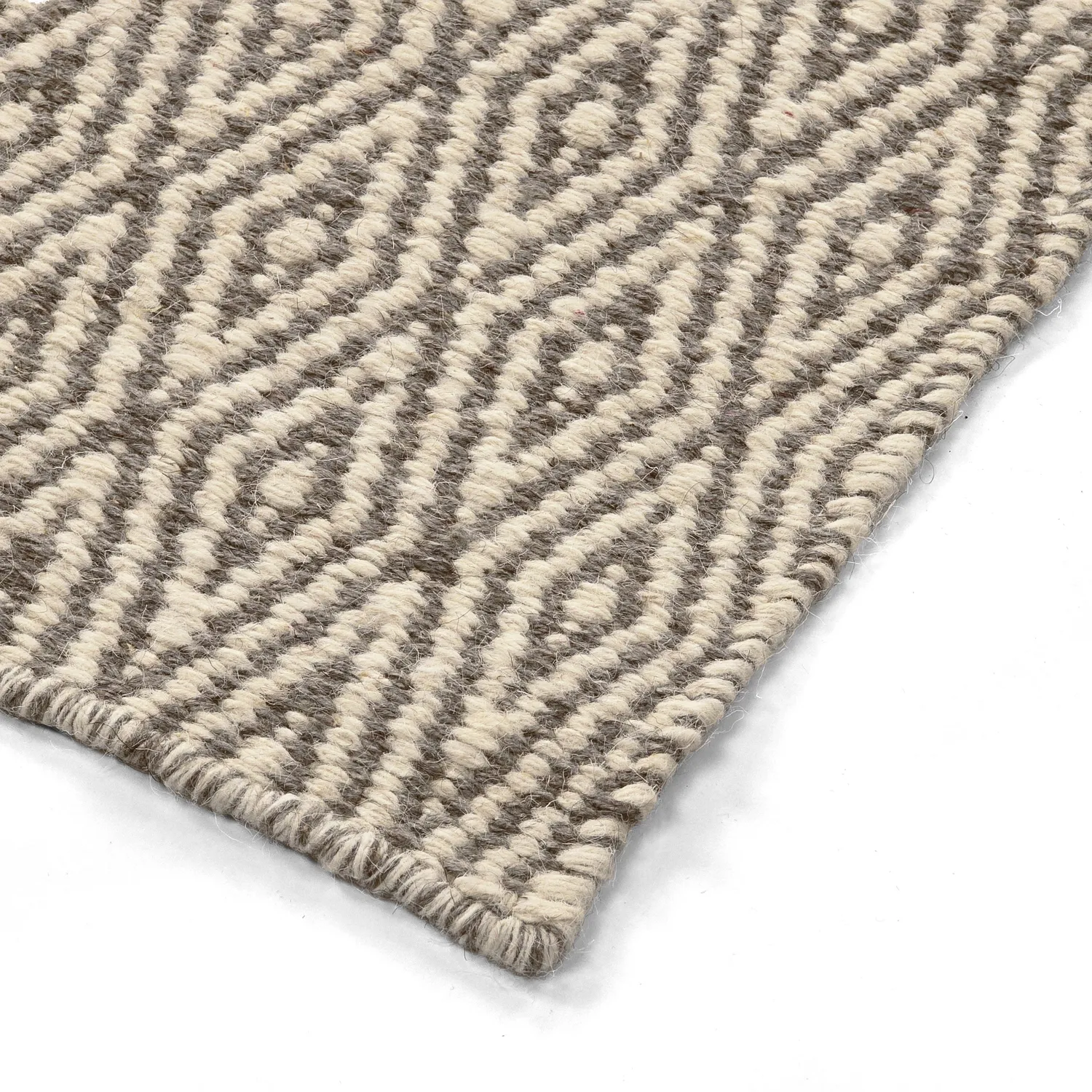 Alfombra de Lana - Monastir (gris/blanco)