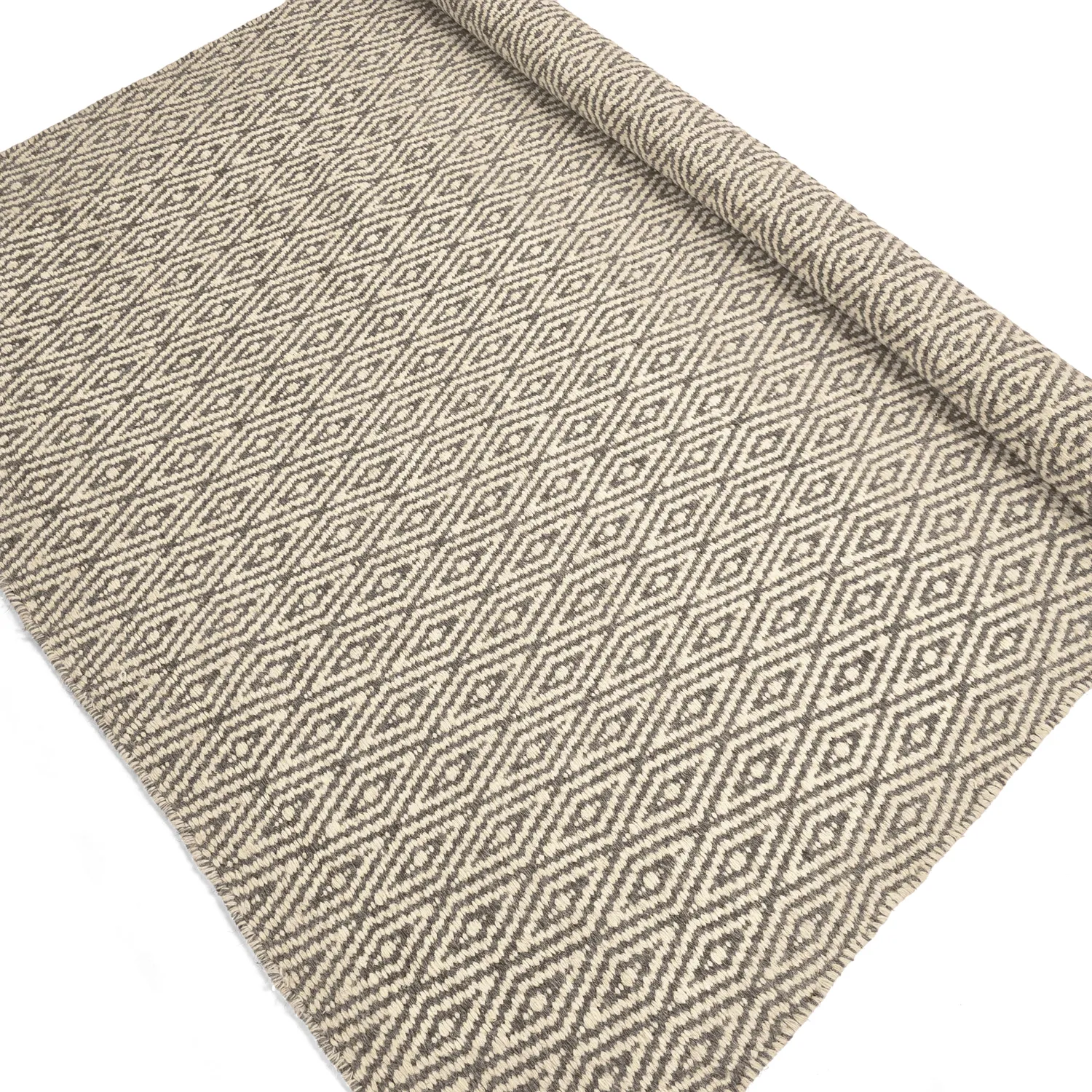 Alfombra de Lana - Monastir (gris/blanco)