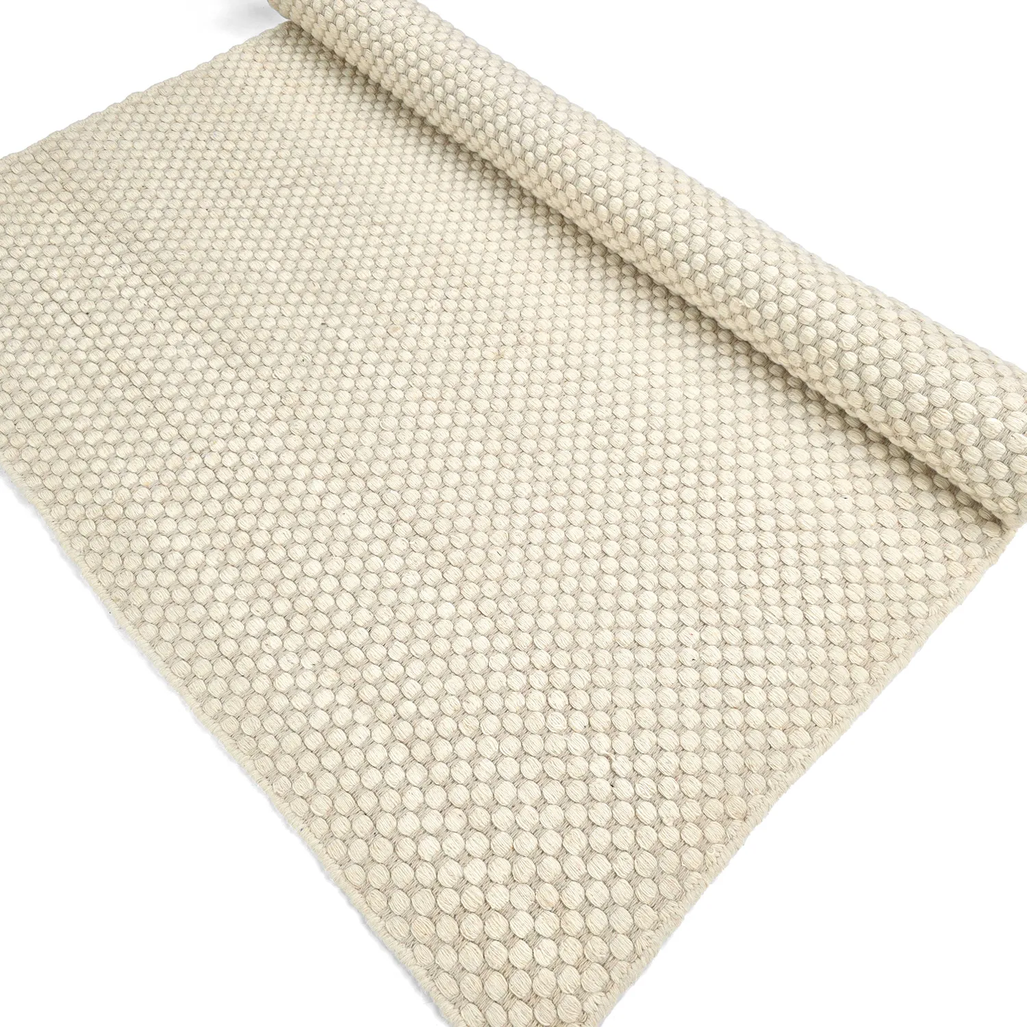 Alfombra de Lana - Ovelia (beige/blanco)