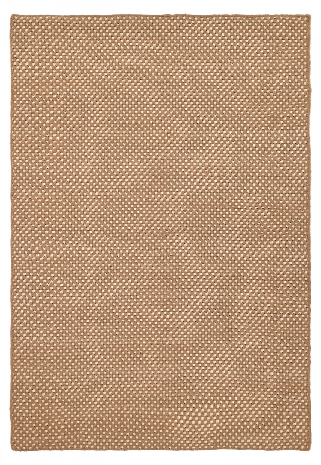 Alfombra de Lana - Ovelia (marrón/blanco)