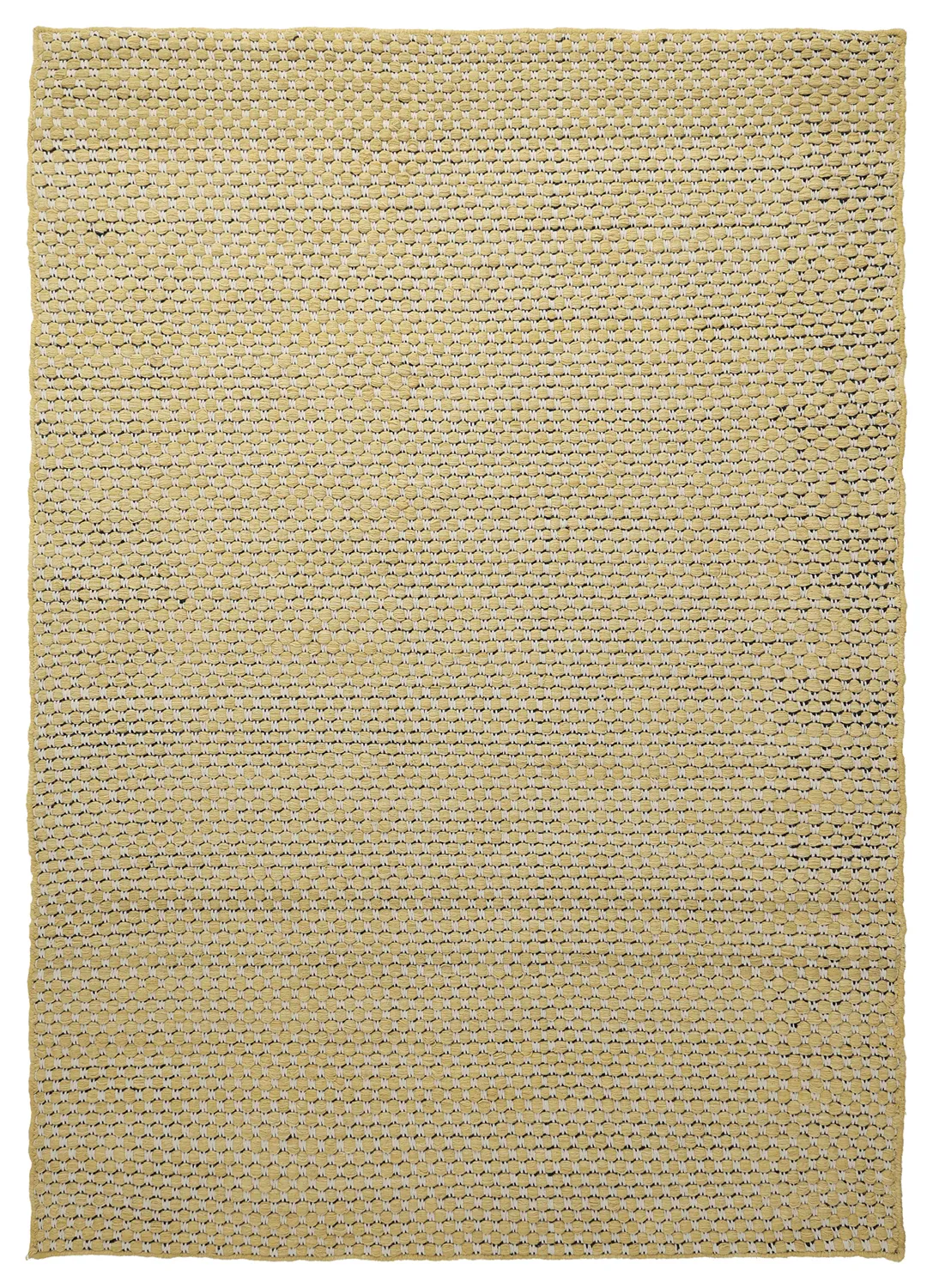 Alfombra de Lana - Ovelia (amarillo/blanco)